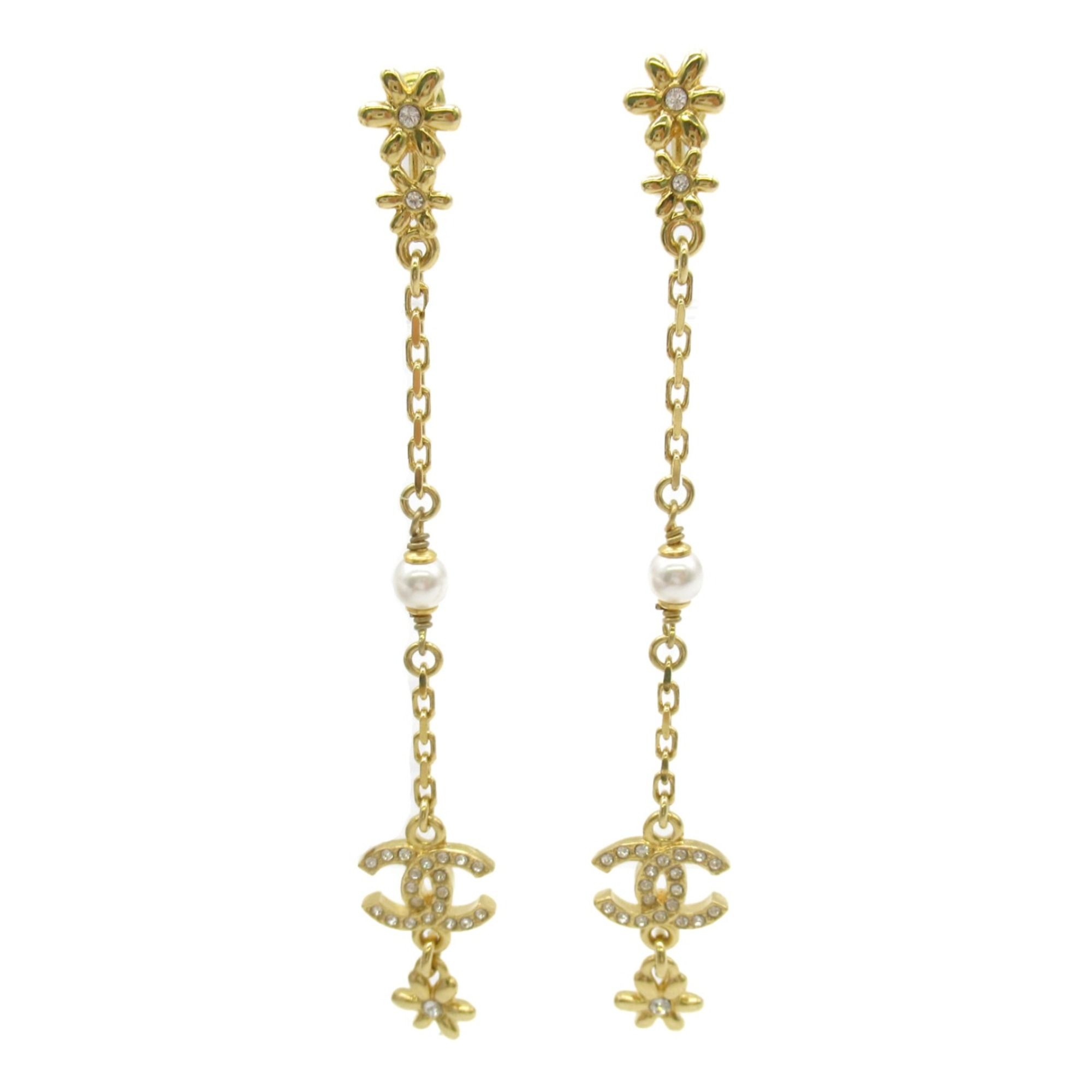 Chanel CHANEL Pierced earrings I23A Pierced earrings Gold Gold Plated Gold
