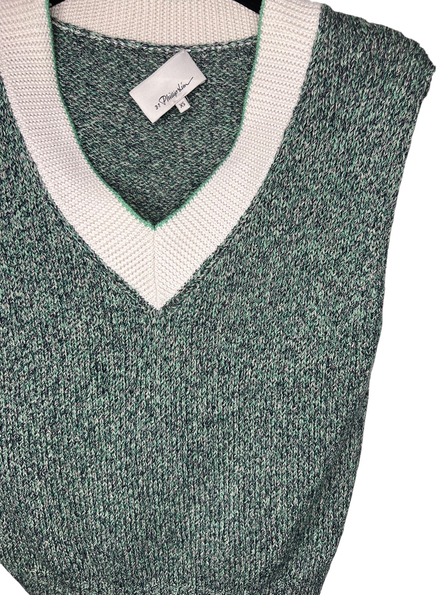 3.1 Phillip Lim Silk Tromp L’ oeil Cotton-Knit Size XS / US 0-2 / IT 36-38 - 2 Thumbnail