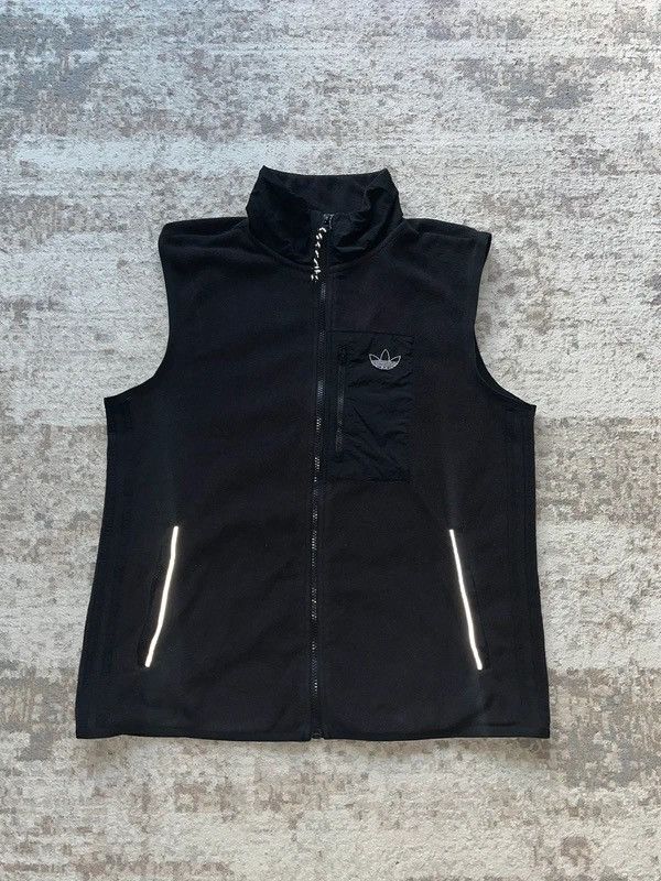 Adidas Adidas Fleece Vest 2020 Sz 38 / M Black Reflective Size US M / EU 48-50 / 2 - 1 Thumbnail