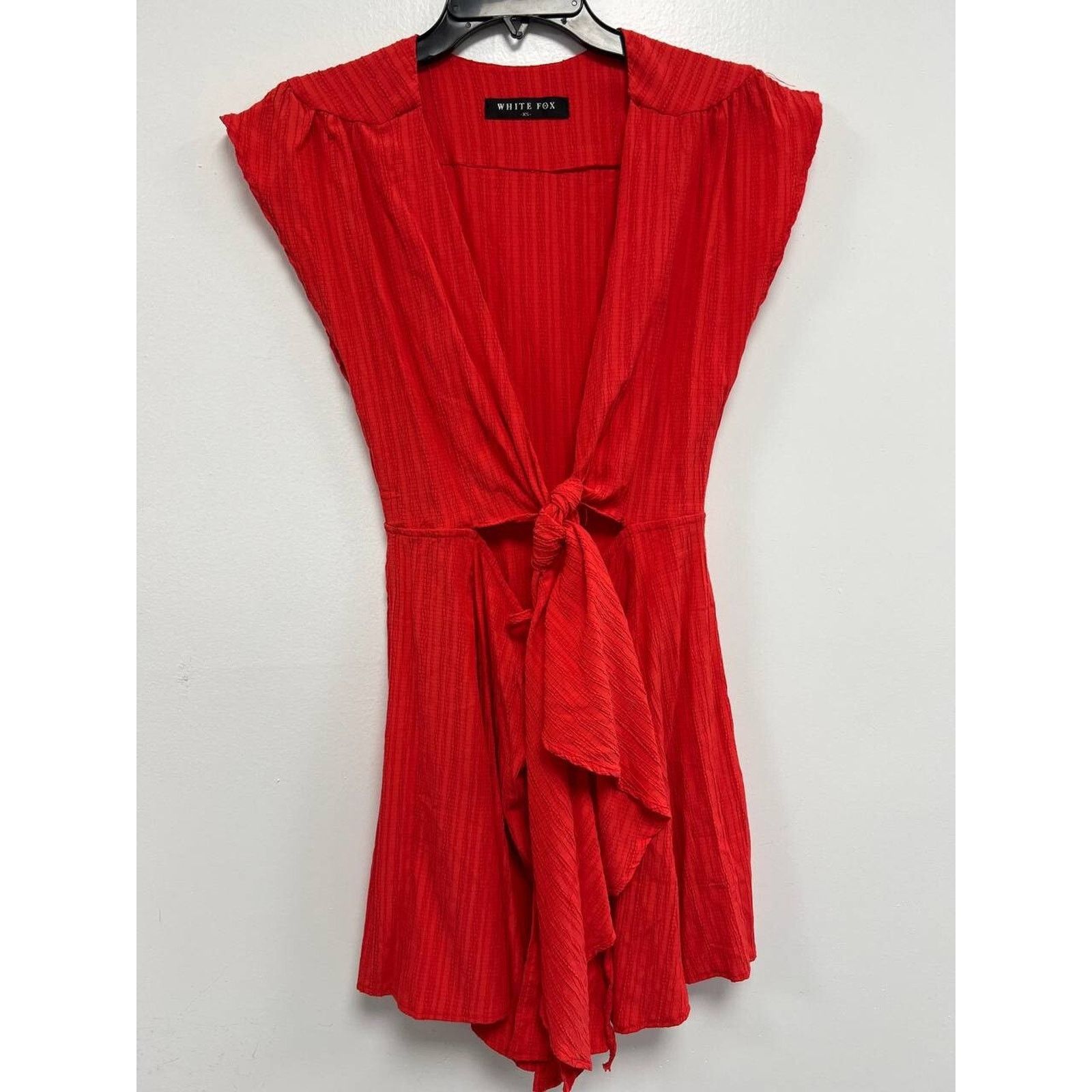Whitehouse Cox WHITE FOX Women Sexy Barbie Wrap Around Dres Size XS A000021 Size XS / US 0-2 / IT 36-38 - 2 Thumbnail