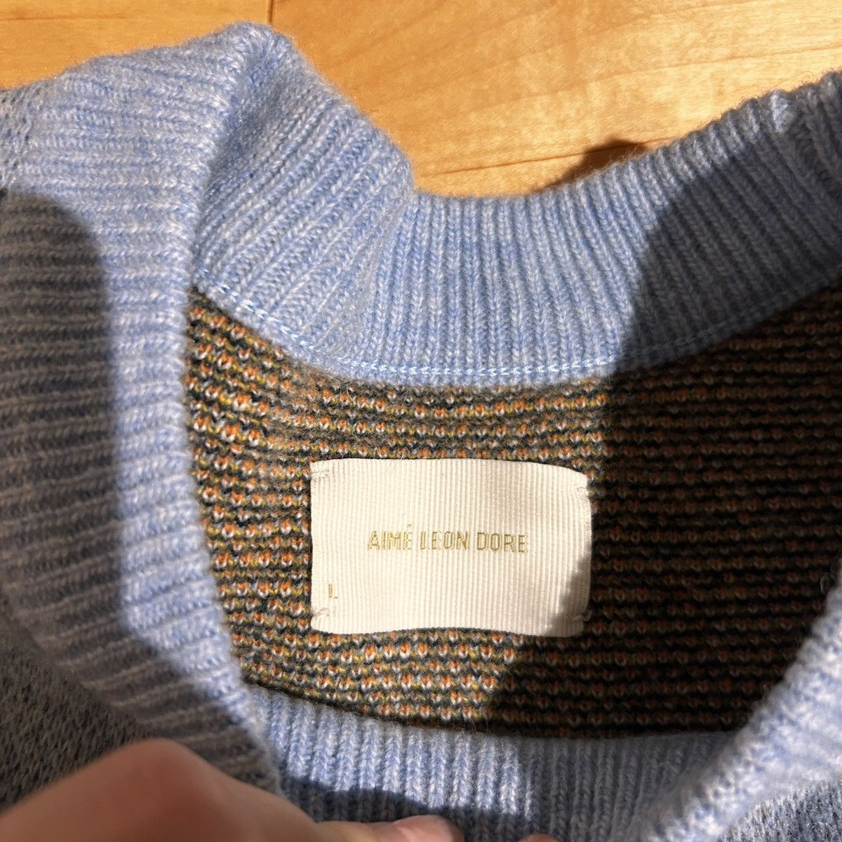 Aime Leon Dore Aime Leon Dore Wool Molina Pappou Sweater Size US L / EU 52-54 / 3 - 4 Thumbnail