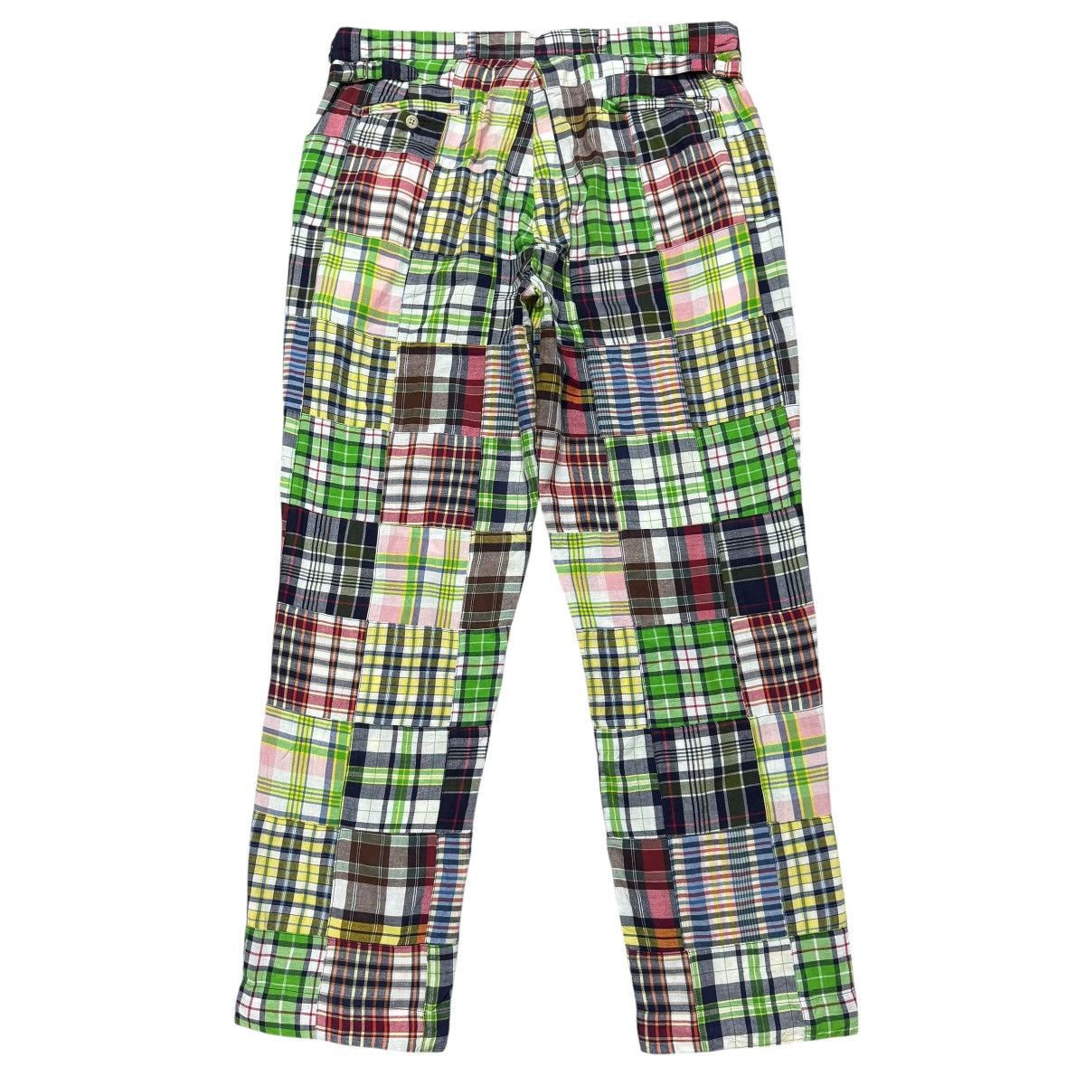 Polo Ralph Lauren Vintage 90s Polo Ralph Lauren Madras Checked Patchwork Pants Size US 36 / EU 52 - 2 Thumbnail