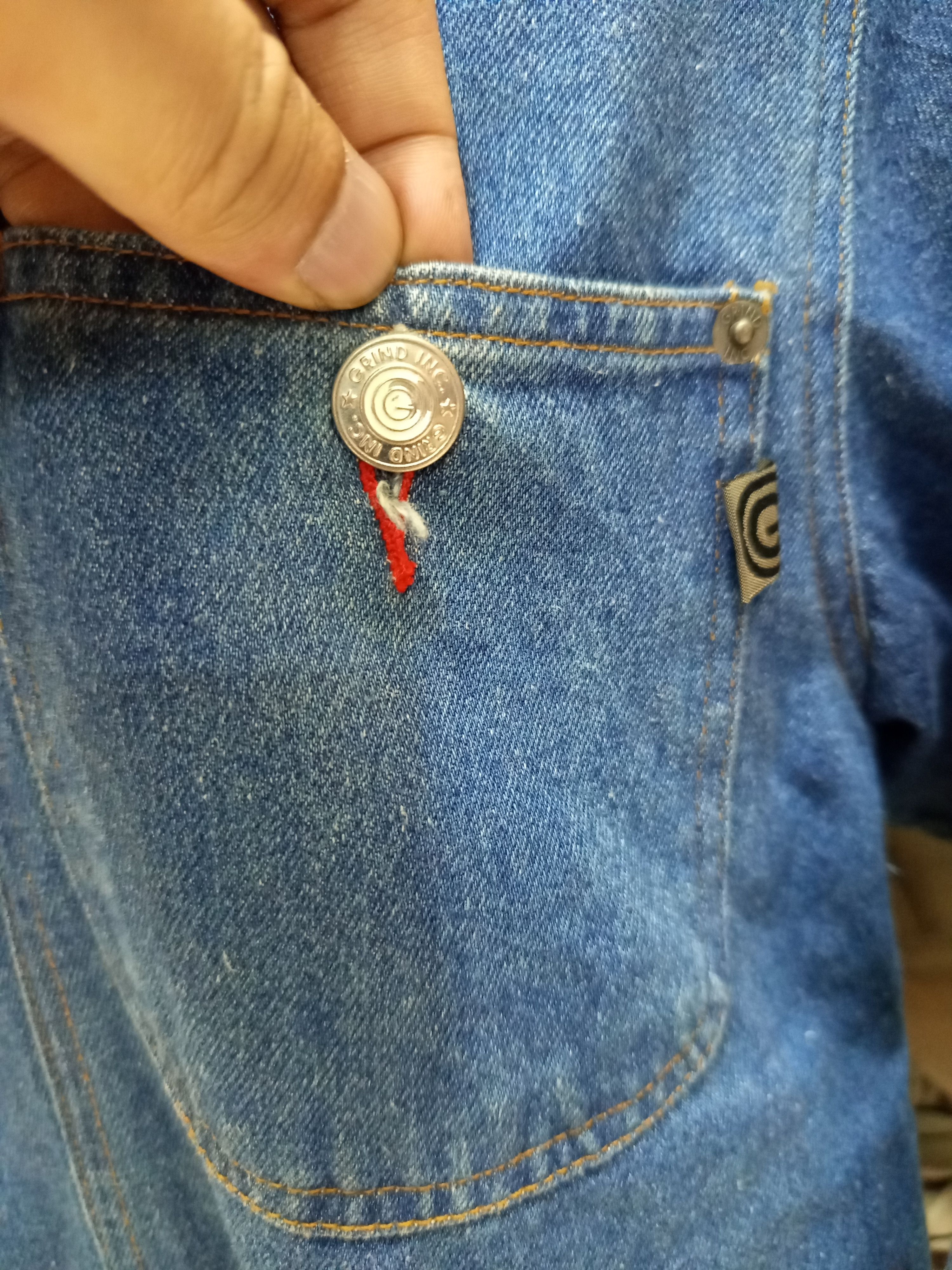 Vintage Y2K Grind Inc Denim Work Jacket Size US M / EU 48-50 / 2 - 5 Thumbnail