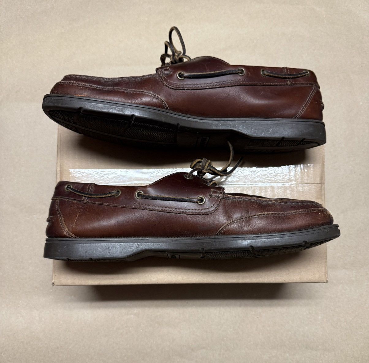 Rockport Rockport Boat Shoes Leather Nautical size 14 Rare! Size US 14 / EU 47 - 2 Thumbnail