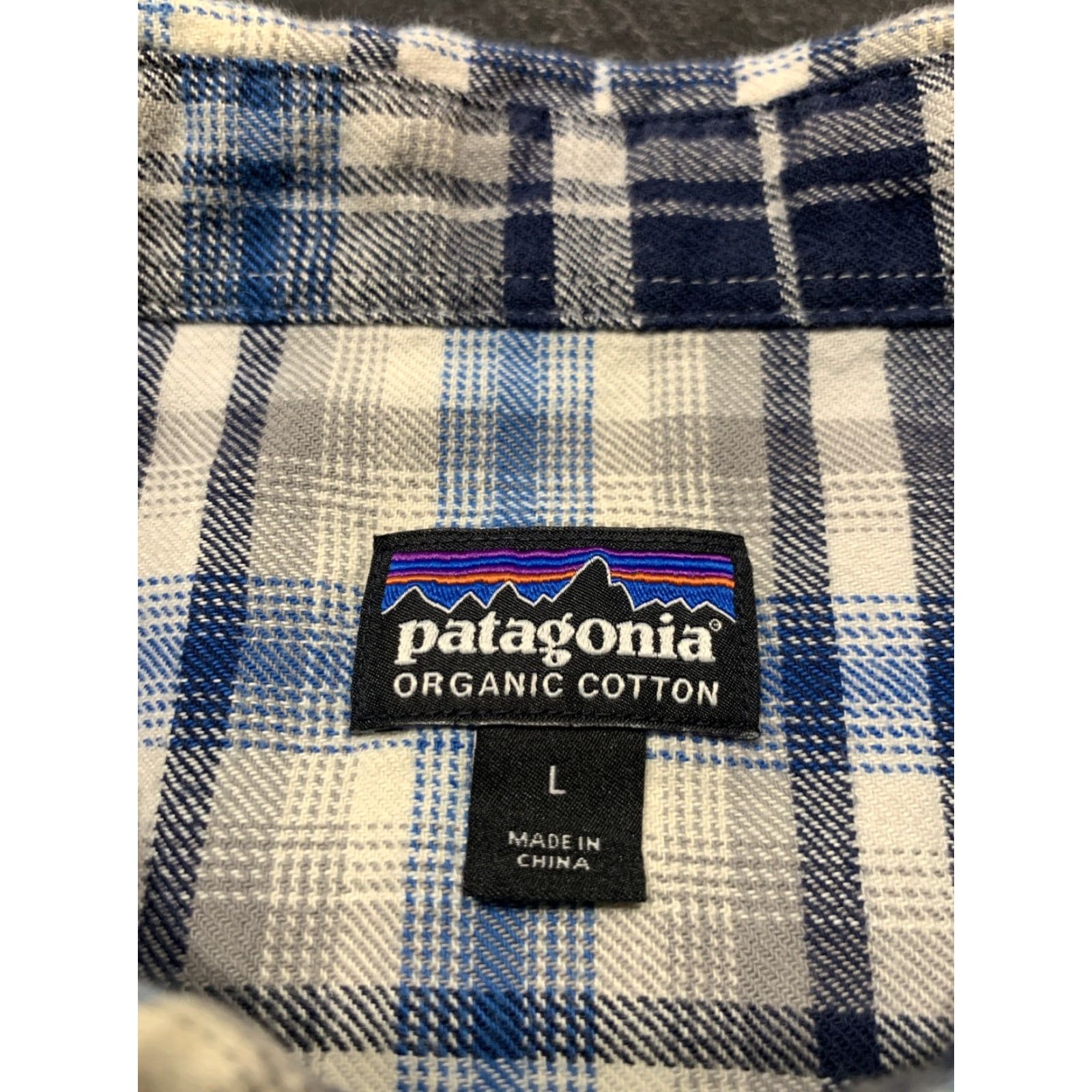 Patagonia Patagonia Men L Shirt Blue Plaid Flannel Organic Cotton Hiking Casual Size US L / EU 52-54 / 3 - 5 Thumbnail