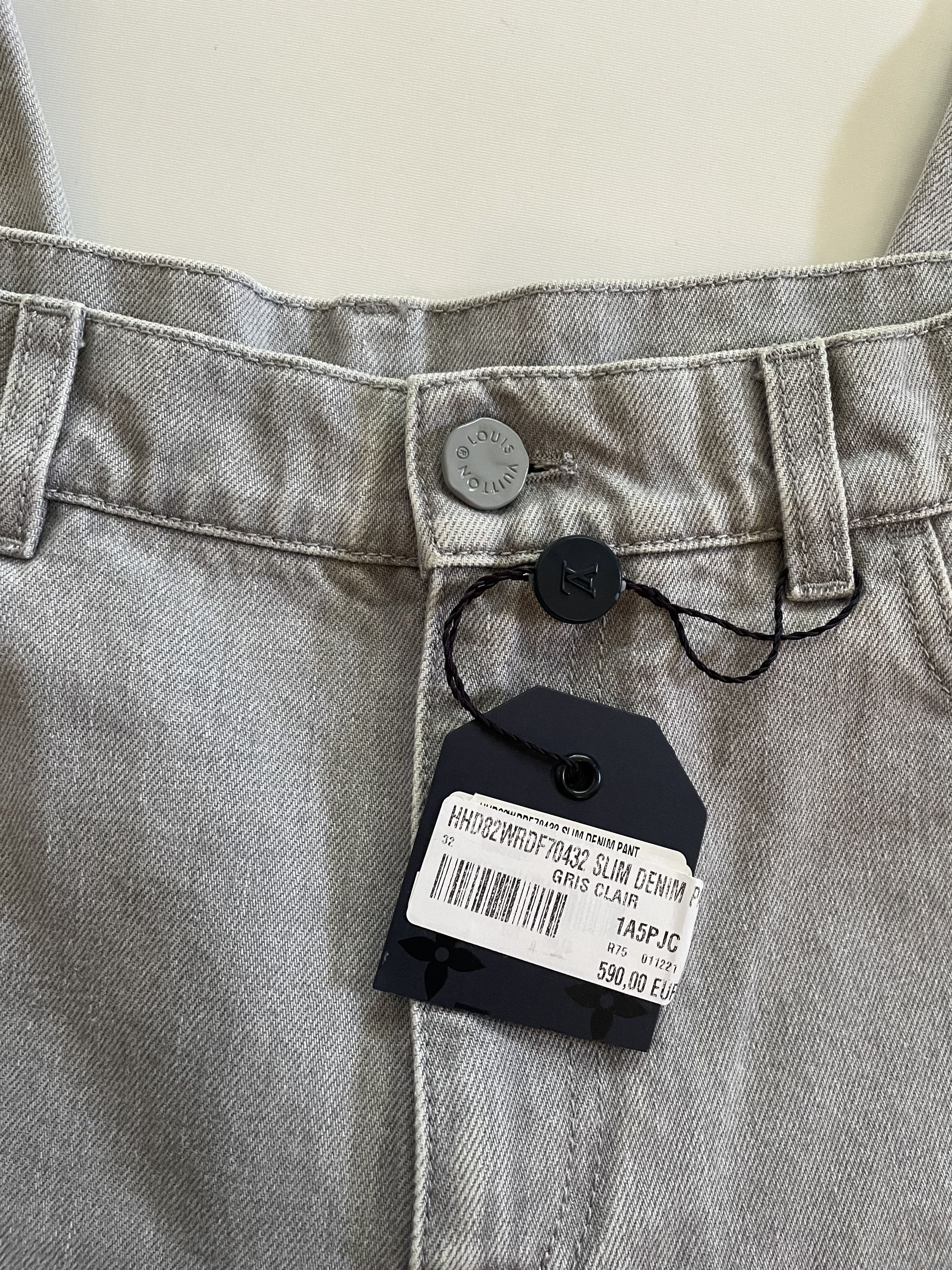 Louis Vuitton Virgil Abloh Era Slim Denim Size US 32 / EU 48 - 7 Thumbnail