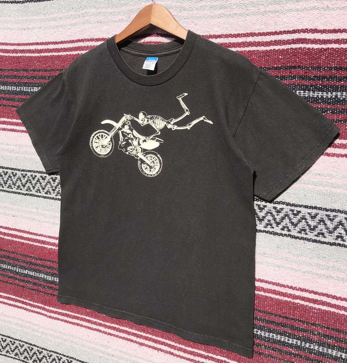 Vintage Vintage Skull Motorcycle Tee Size US M / EU 48-50 / 2 - 3 Thumbnail