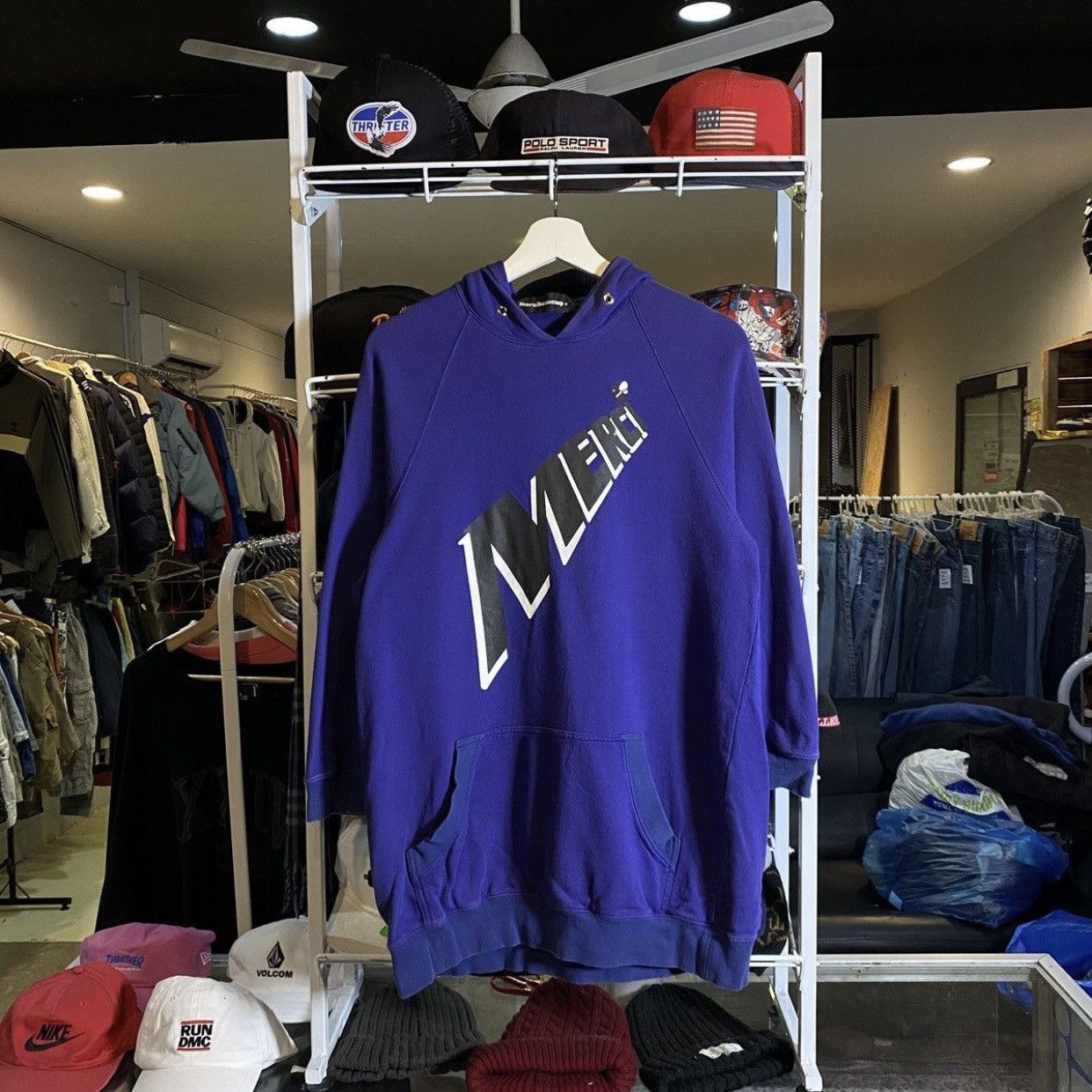 mercibeaucoup Japan Designer Hoodie – Oversized Fit Purple