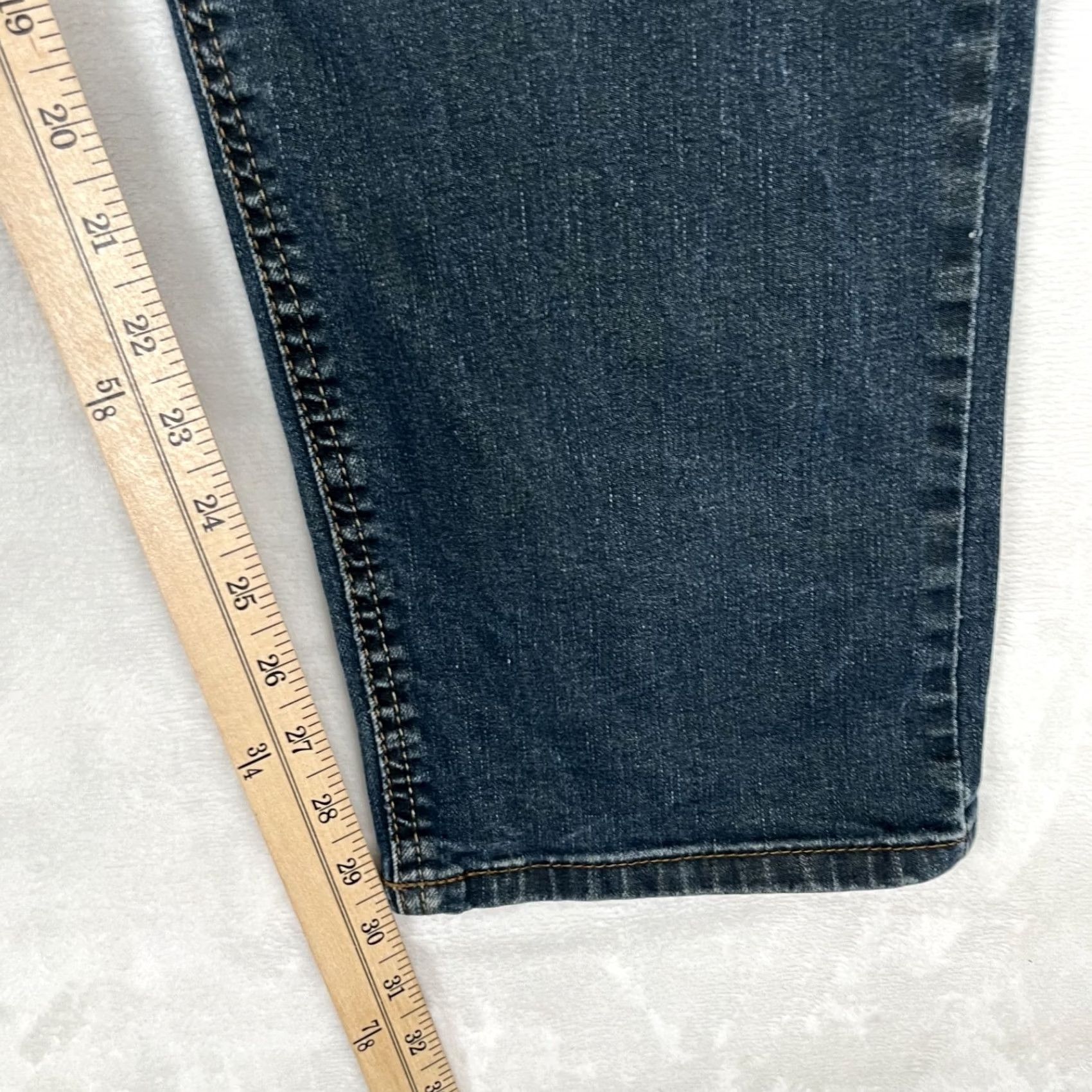 Wrangler Wrangler Jeans Mens 38x30 Blue Athletic Fit Denim Dark Wash Straight 5-Pocket Regular Waist Mens Size US 38 / EU 54 - 6 Thumbnail