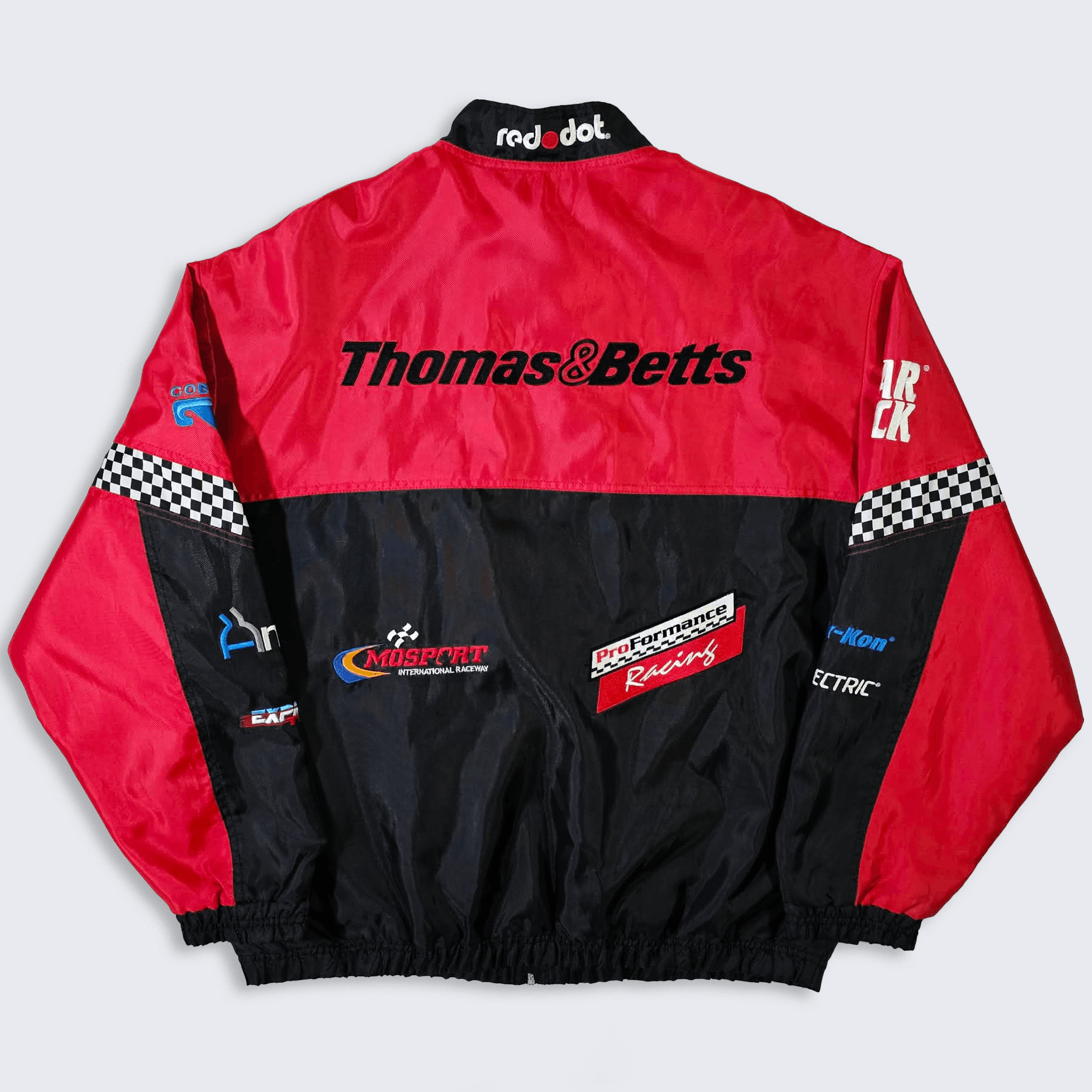Vintage Saxon Racing Team Vintage 90s Rare Design Motorsport Jacket Size US XXL / EU 58 / 5 - 2 Thumbnail