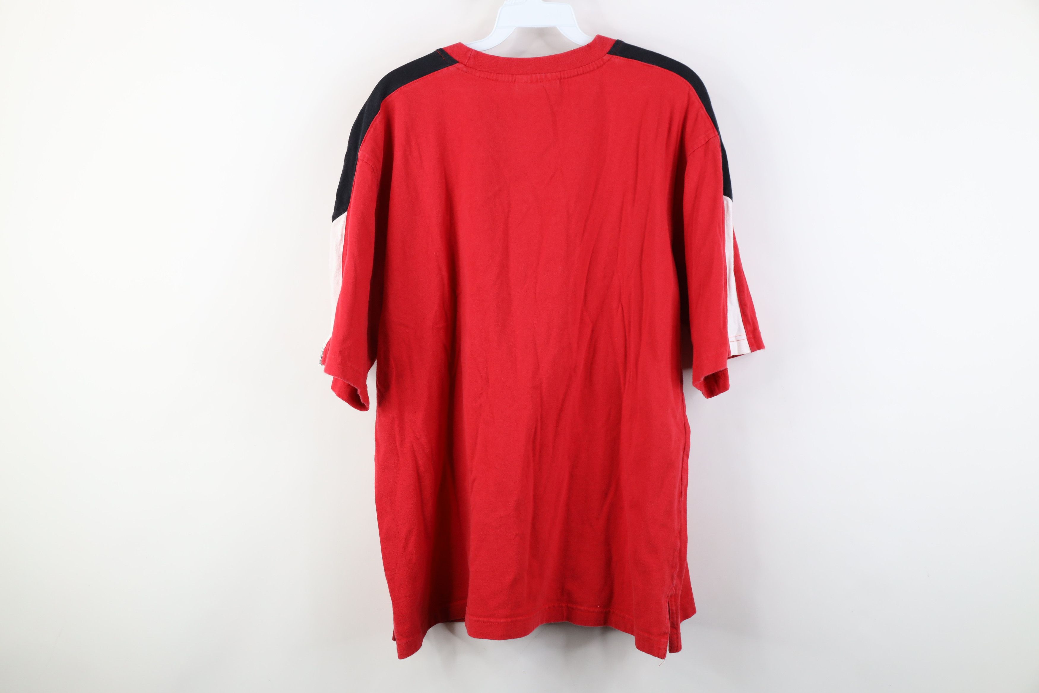 Vintage Vintage 90s Spell Ohio State University T-Shirt Red Cotton Size US L / EU 52-54 / 3 - 11 Thumbnail