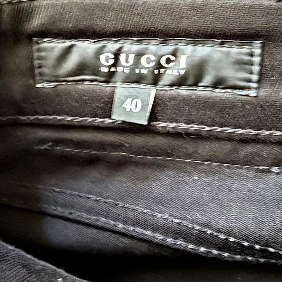 Gucci Authentic Gucci Tom Ford Black Bondage Denim Size 27" / US 4 / IT 40 - 6 Thumbnail