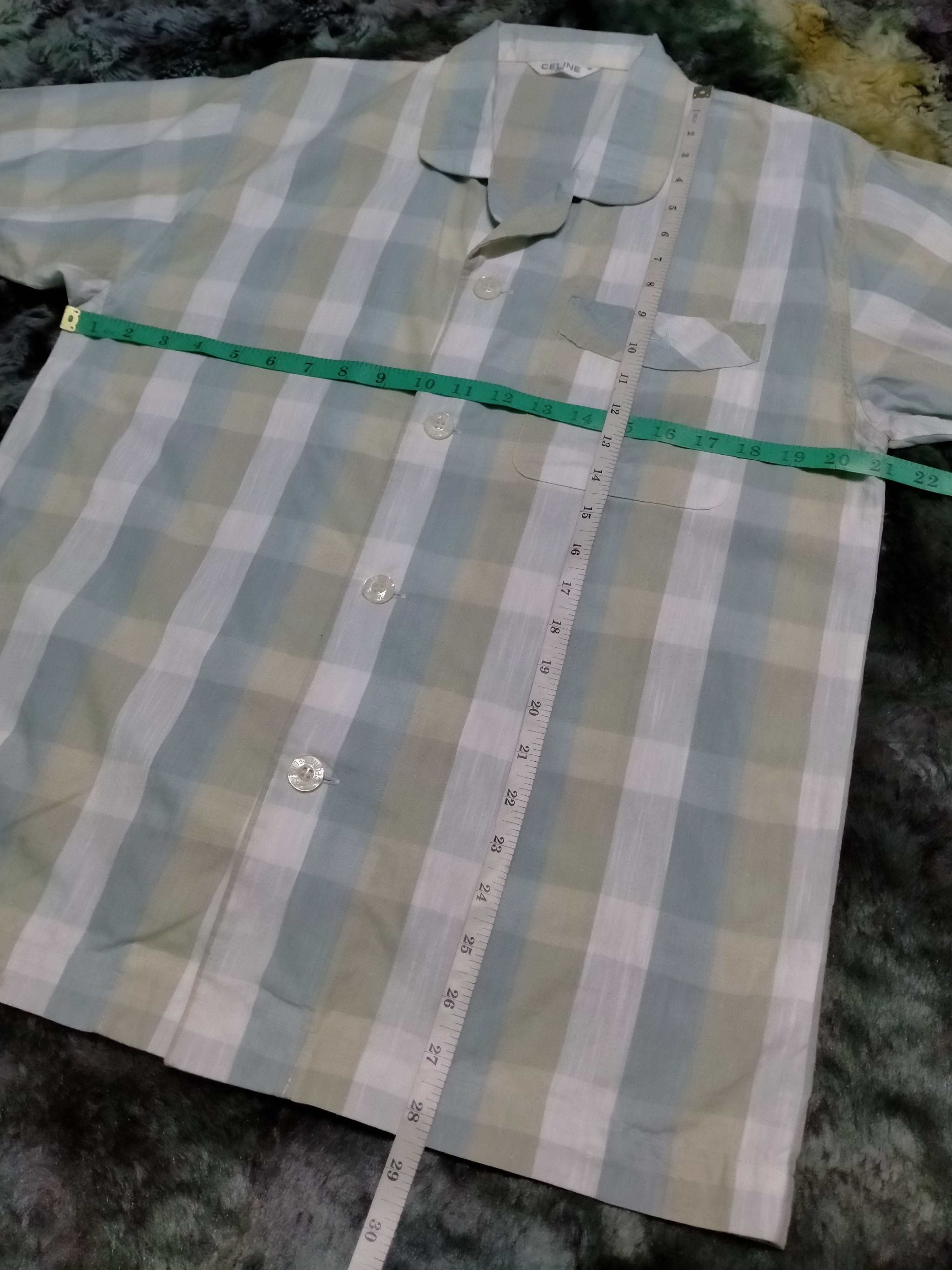 Celine Vintage Celine Pajama shirts Size US M / EU 48-50 / 2 - 11 Thumbnail