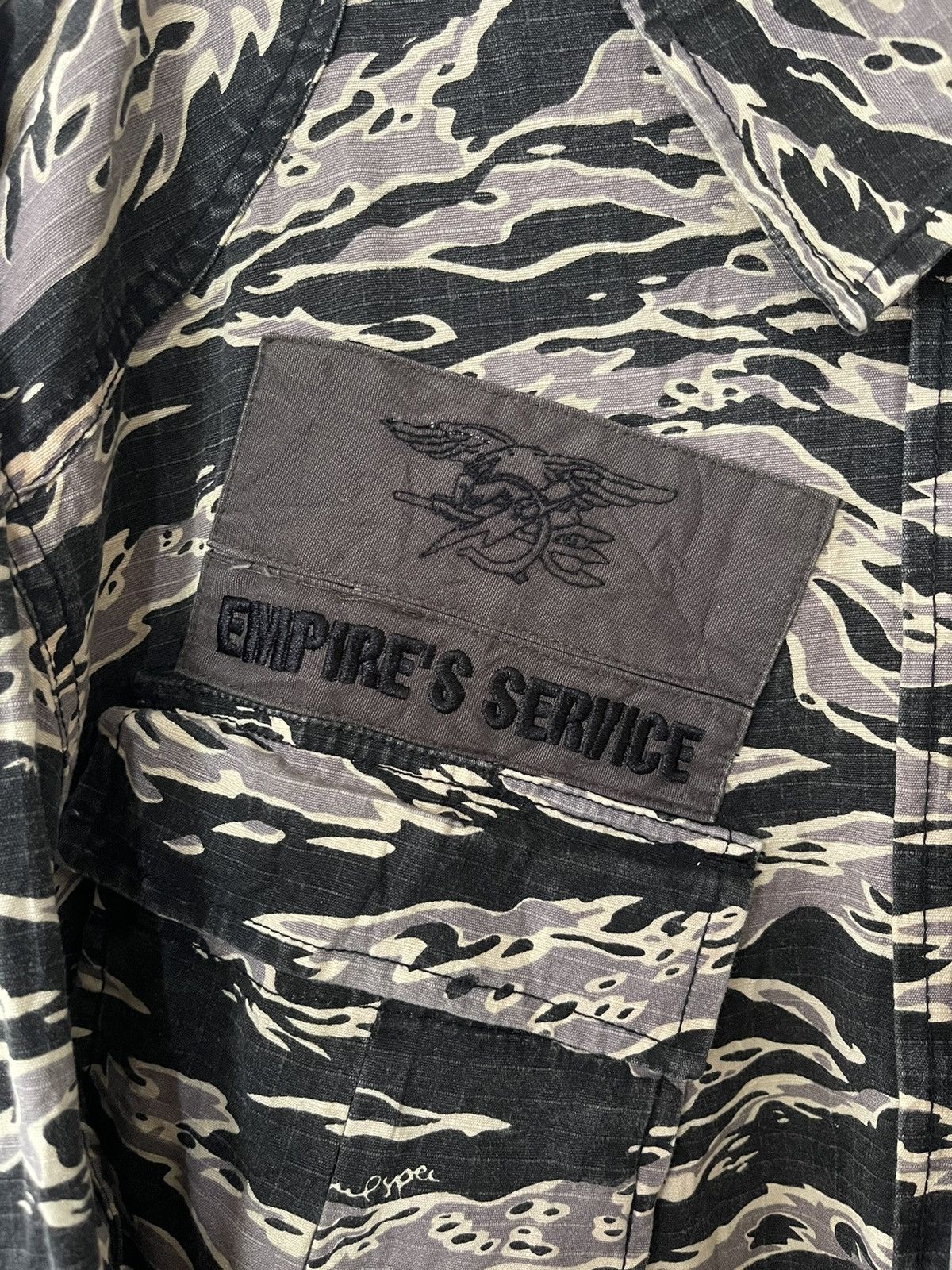 Wtaps Wtaps Mil-Spec Tiger Stripe Jacket Size US L / EU 52-54 / 3 - 4 Thumbnail
