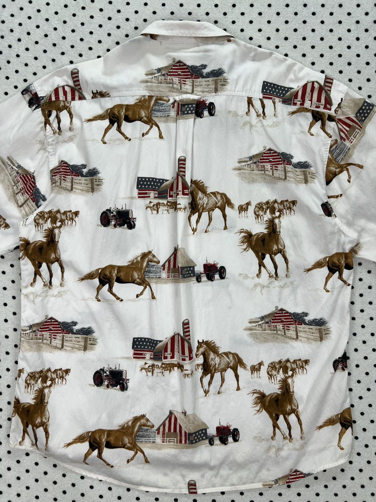 Vintage Bit & Bridle All Over Print Shirt Size US L / EU 52-54 / 3 - 4 Thumbnail