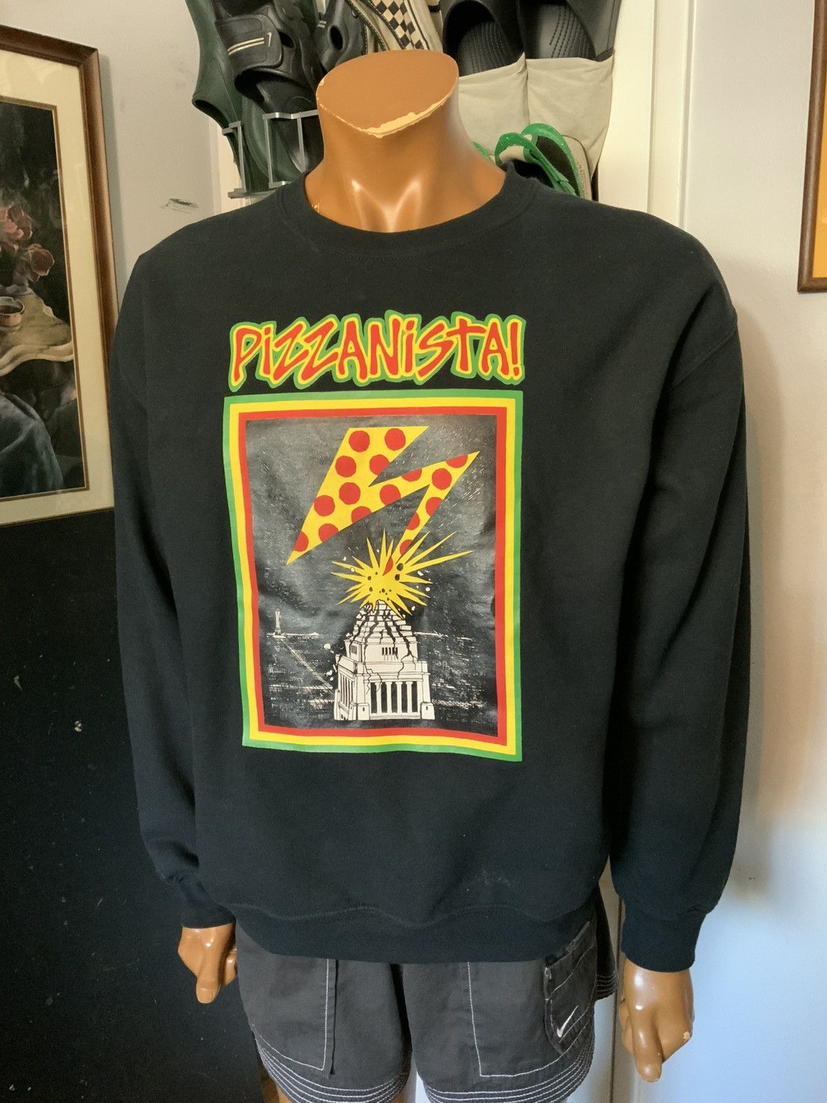 Other Pizzanista Los Angeles Bad Brains Pullover Crew Sweatshirt Size US L / EU 52-54 / 3 - 6 Thumbnail