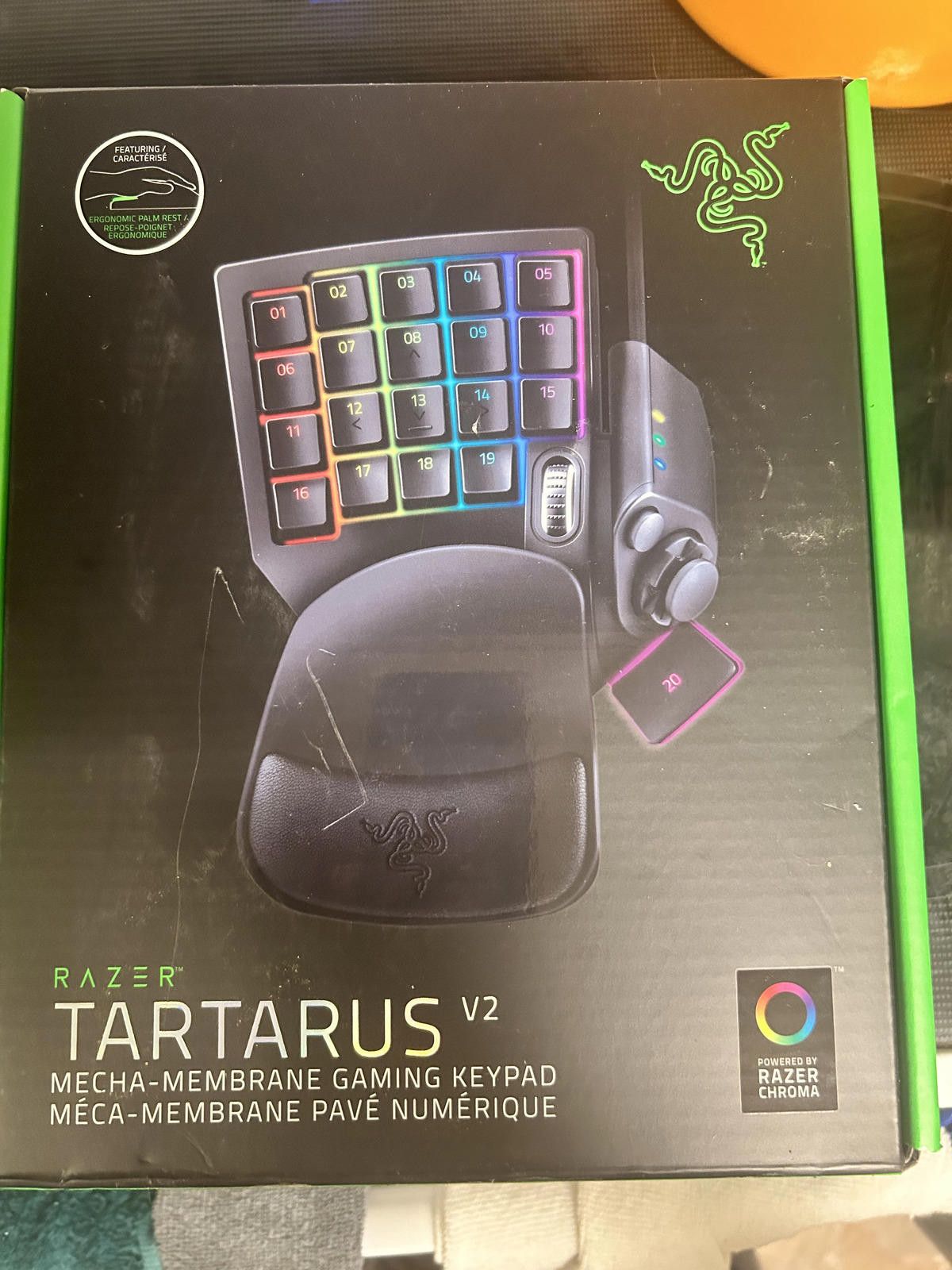 Racer Worldwide Razer Tartarus V2 Mecha-Membrane Gaming Keypad Size ONE SIZE - 2 Thumbnail
