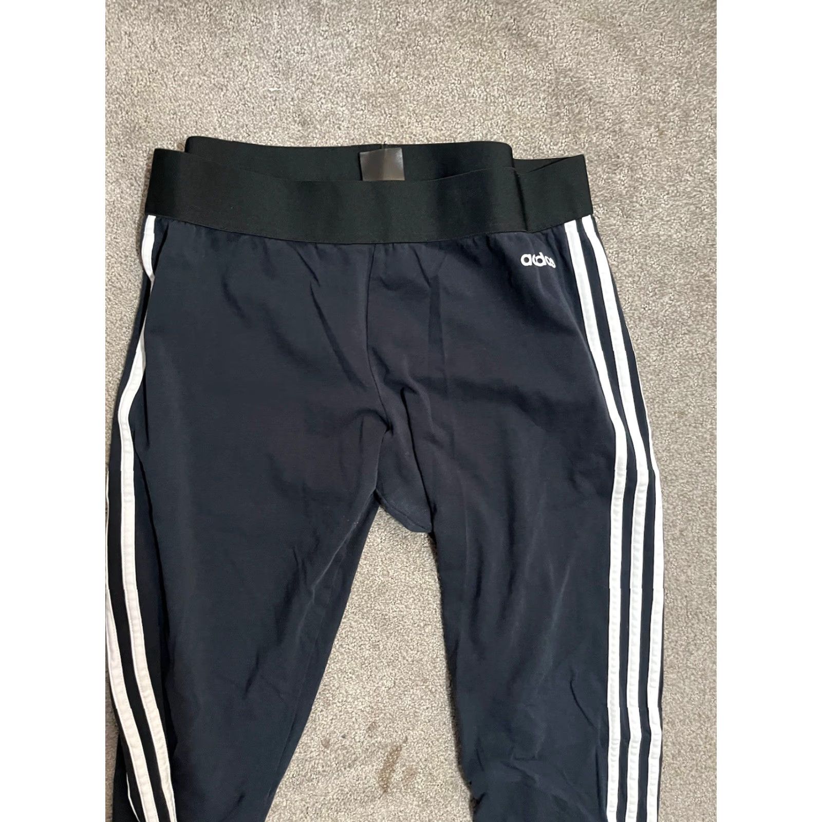 Adidas Adidas Pants Womens XL Base Layer Navy Compression Leggings Running Size 40" / US 18 - 2 Thumbnail
