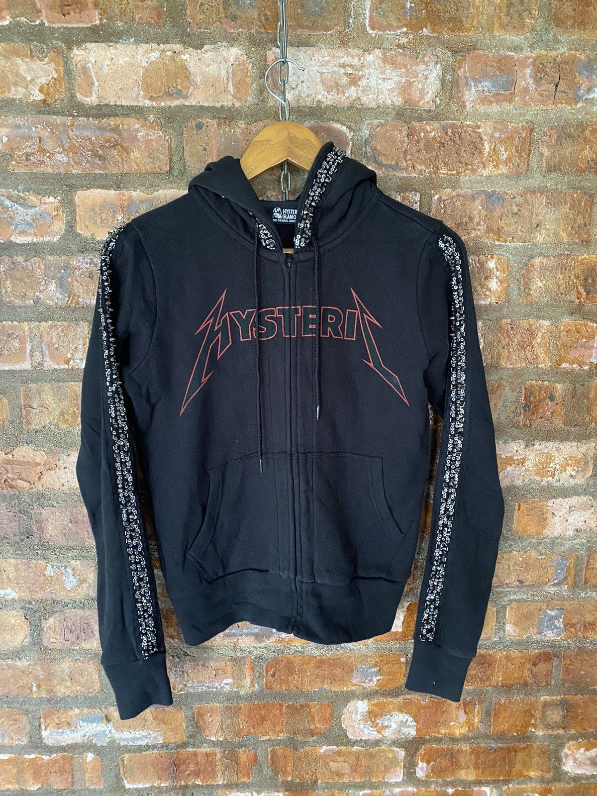 Hysteric Glamour HYSTERIC metalica Punk Studs and spike hoodie Size S / US 4 / IT 40 - 2 Thumbnail