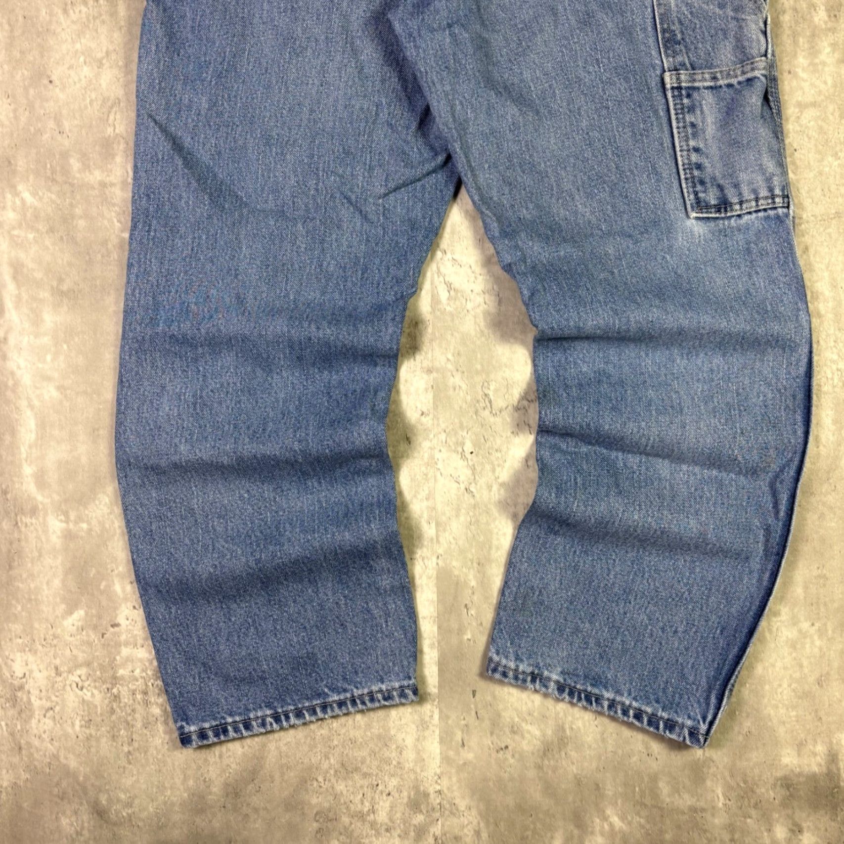 Dickies Dickies Jeans Mens 36x30 Blue Denim Workwear Utility Pants Relaxed Cargo Pocket Straight Adjustable Rise Mid Size US 36 / EU 52 - 7 Thumbnail