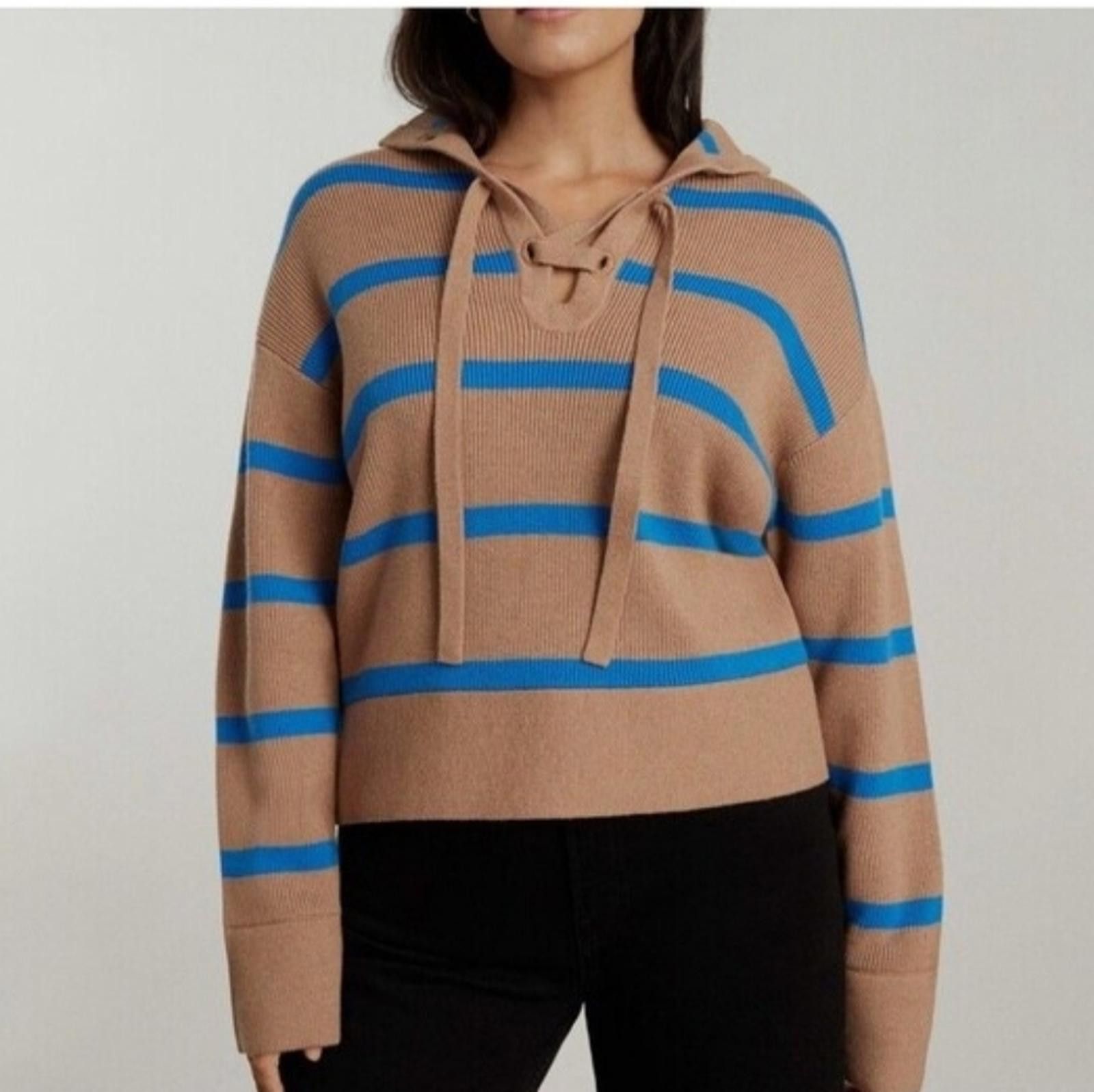 Everlane Everlane Lace Up Smock Sweater Size XS / US 0-2 / IT 36-38 - 1 Thumbnail