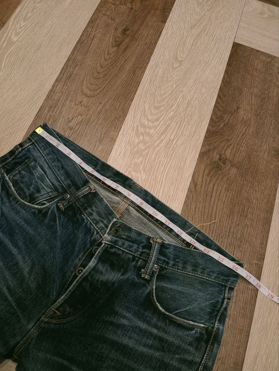 KURO JAPANESE KURO DIAMANTE SELVEDGE CROPPED JEANS Size US 33 - 13 Thumbnail