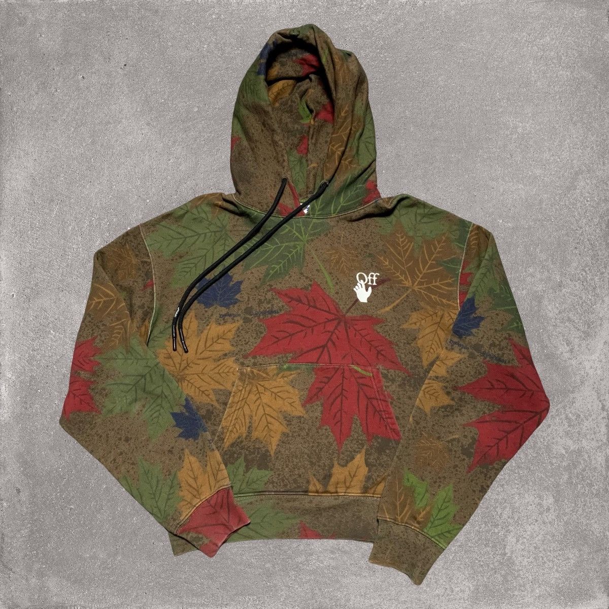Off-White Off White Small Leaf Arrows Green Camo Hoodie Virgil Abloh Size US S / EU 44-46 / 1 - 2 Thumbnail