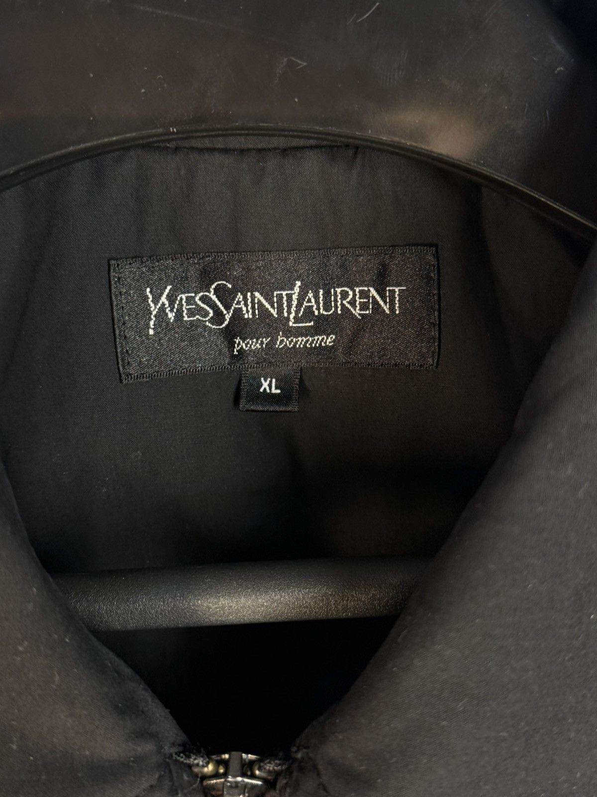 Yves Saint Laurent Warm Black YSL Jacket Bomber Quilted Vintage Y2k zip up Size US XL / EU 56 / 4 - 7 Thumbnail