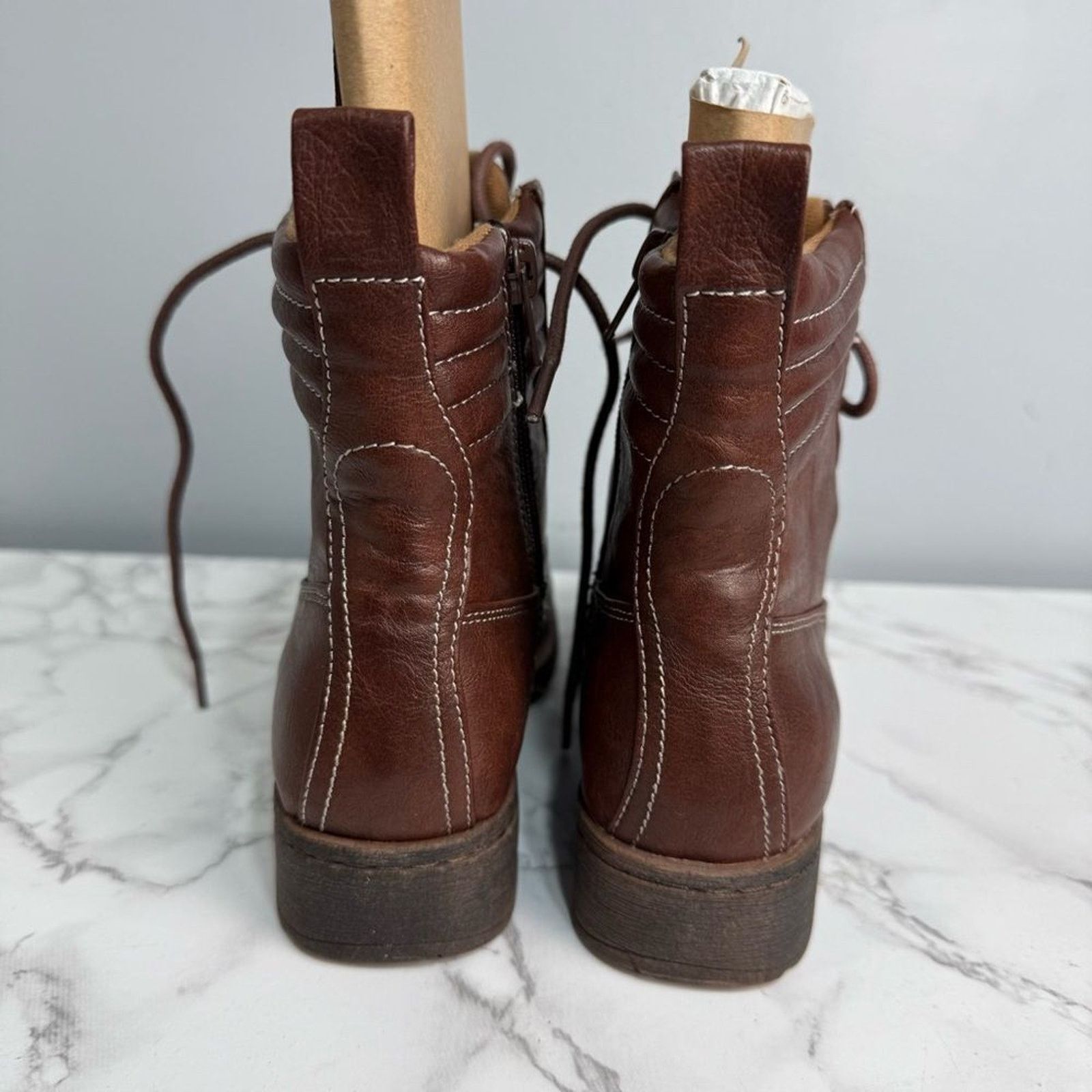 Soft Surroundings Sofft Euro Soft Women’s Combat Boots sz 6 Lace Up NEW #K495 Size US 6 / EU 39 - 5 Thumbnail