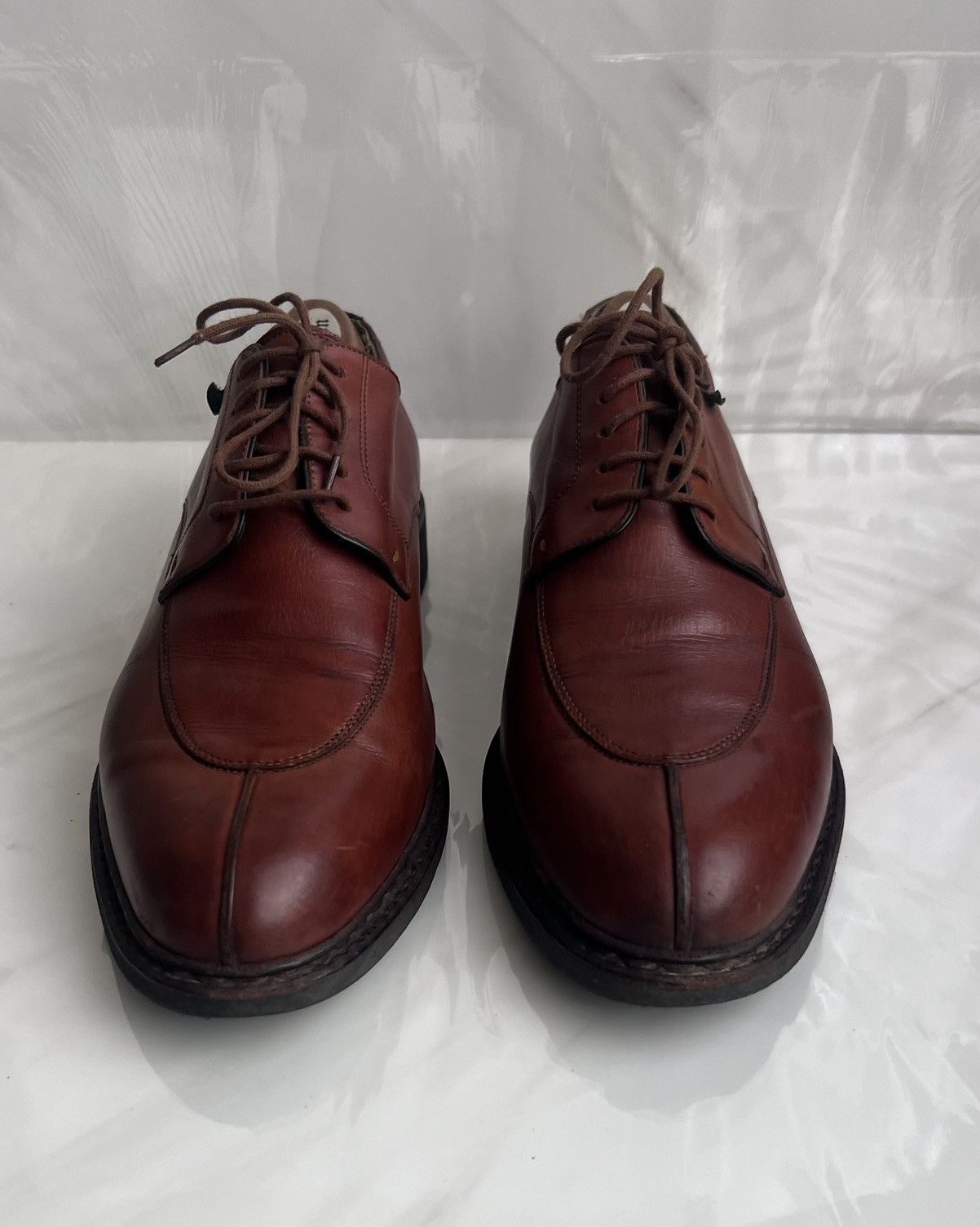 Paraboot Paraboot Avigon Griff brown leather split toe derby shoes Size US 9.5 / EU 42-43 - 2 Thumbnail