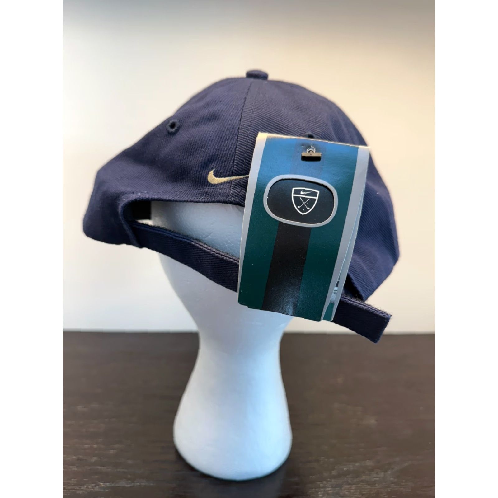 Nike VINTAGE Nike NBC SPORTS Hat One Size Blue Adjustable Twill Strapback Golf Mens Summer 90s Retro Sports Men Size ONE SIZE - 4 Thumbnail