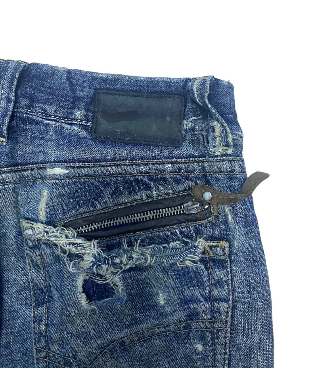 GAS Gas Distressed Denim Selvedge (Z09) waist 32 Size US 32 / EU 48 - 15 Thumbnail