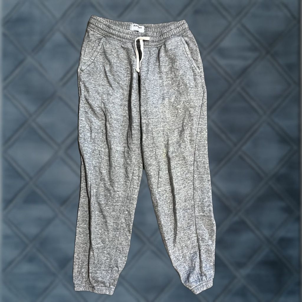 Old Navy Old Navy Mens Joggers Size Small Gray Drawstring Sweatpants Casual Athleisure Size US 29 - 1 Thumbnail