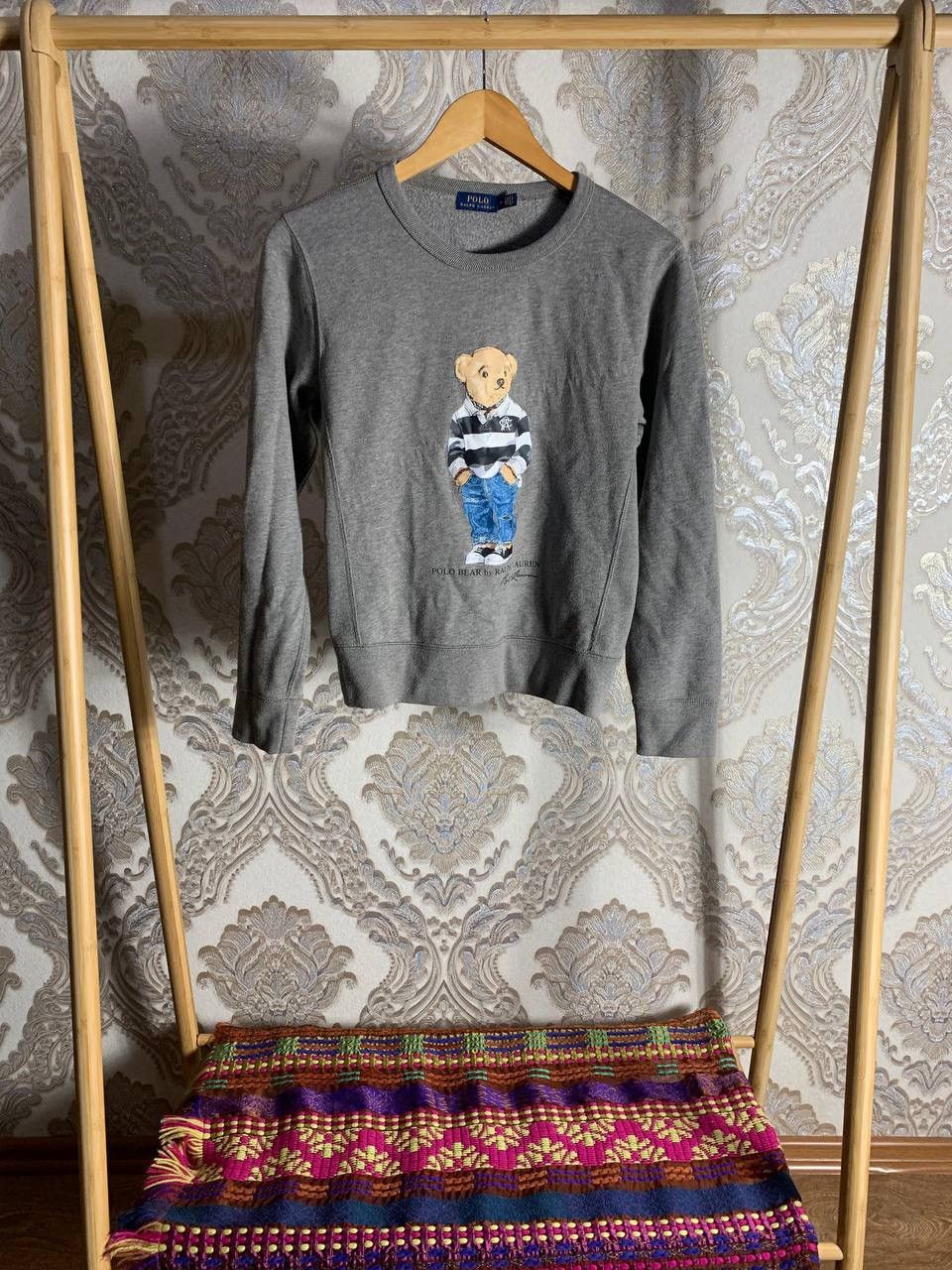 VINTAGE POLO RALPH LAUREN BEAR SWEATSHIRT Y2K 90s VERY RARE