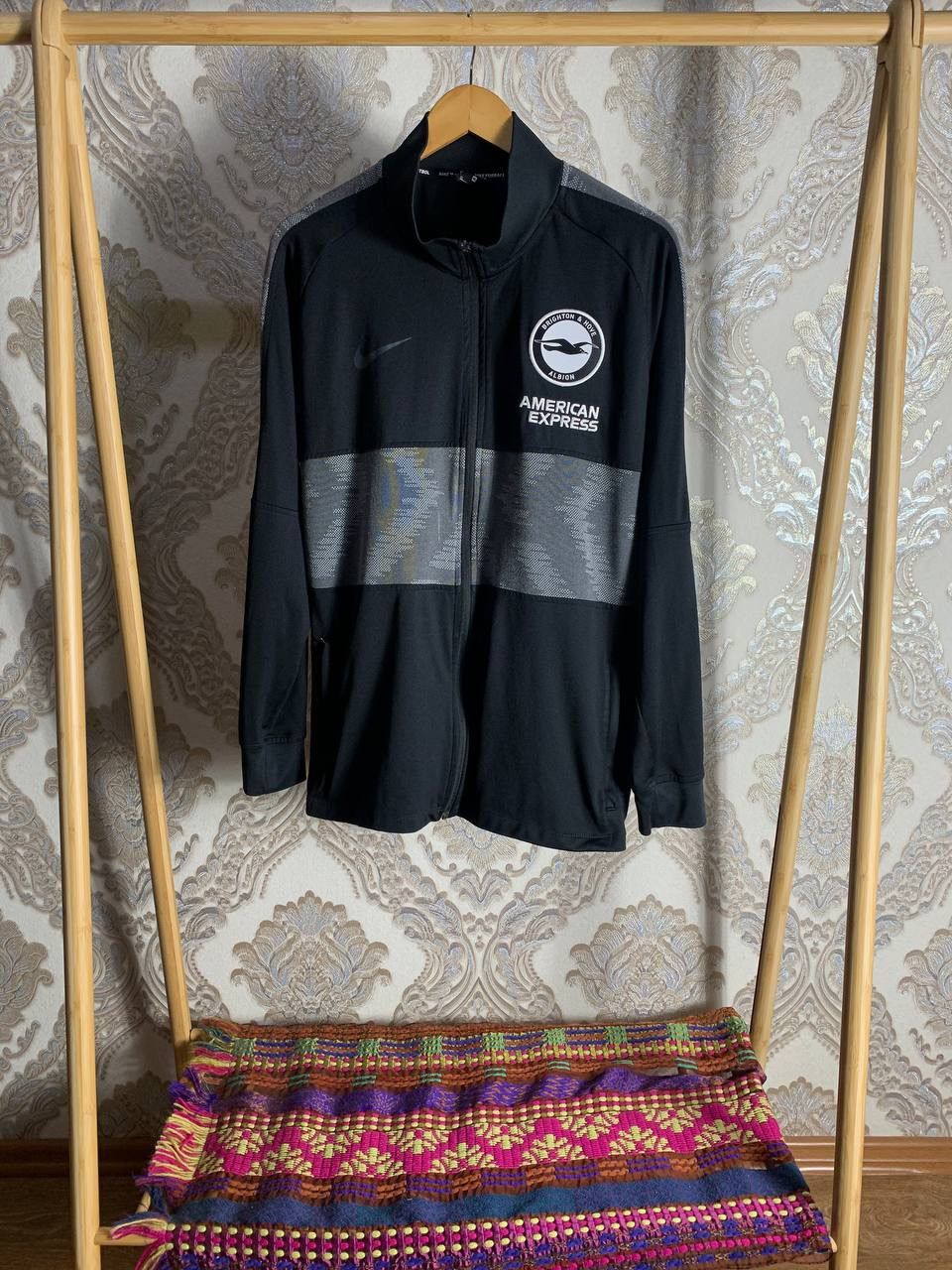 Nike VERY RARE NIKE FC BRIGHTON ALBION ENGLAND SOCCER JACKET 90s Size US XL / EU 56 / 4 - 1 Thumbnail