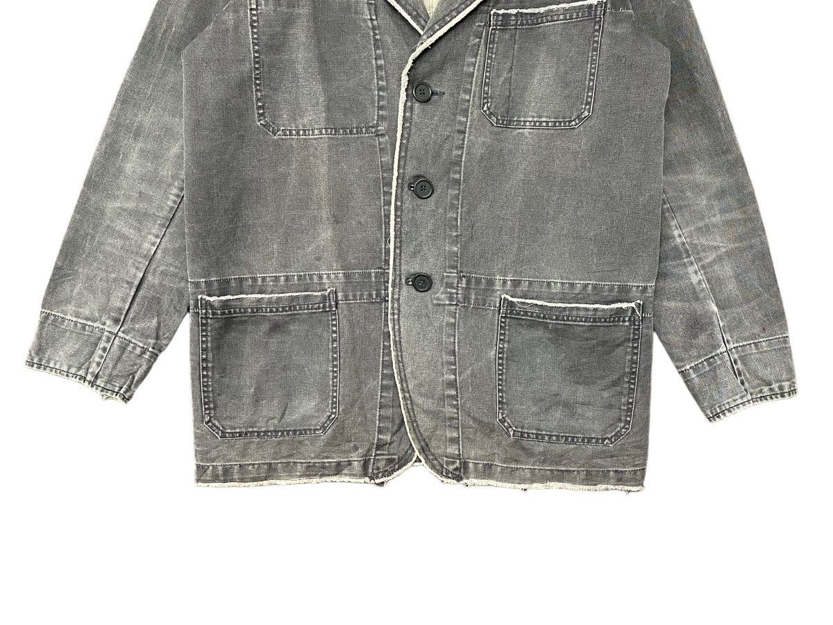 Japanese Brand × Vintage Vintage Japanese Brand Nylaus Sun Faded Chore Jacket 1990s Size US L / EU 52-54 / 3 - 7 Thumbnail