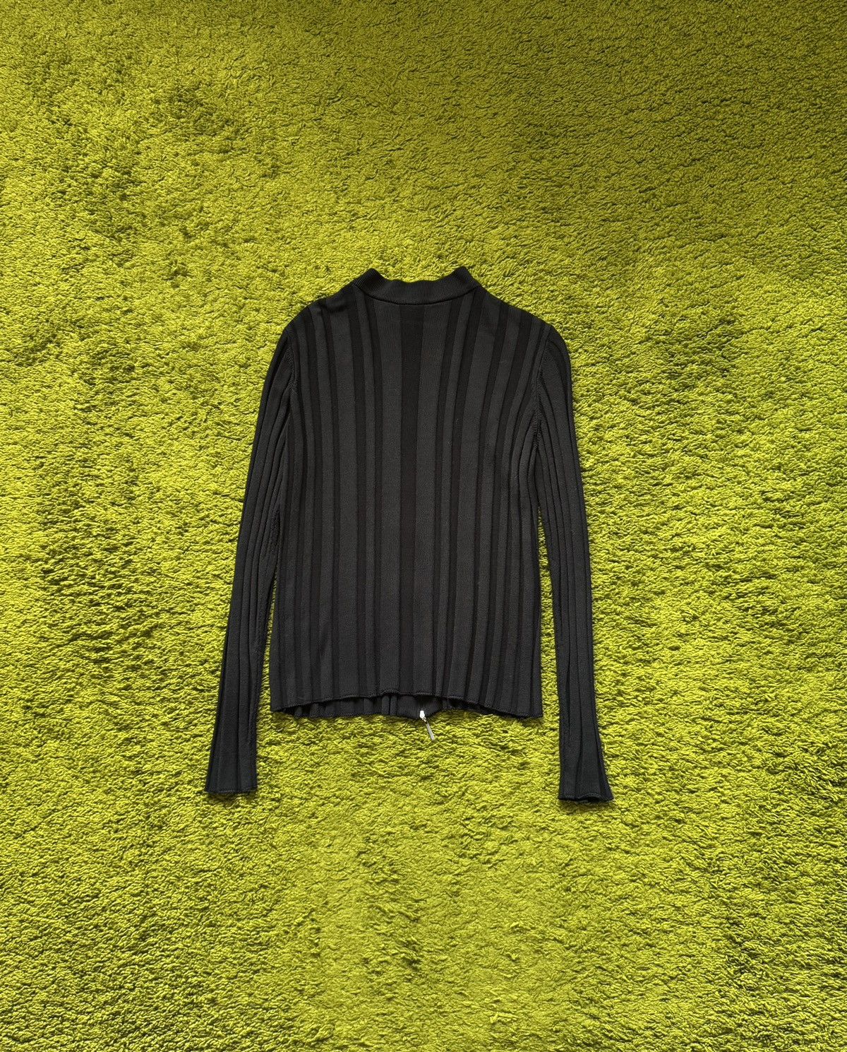 Wolford avant garde ribbed knit cardigan