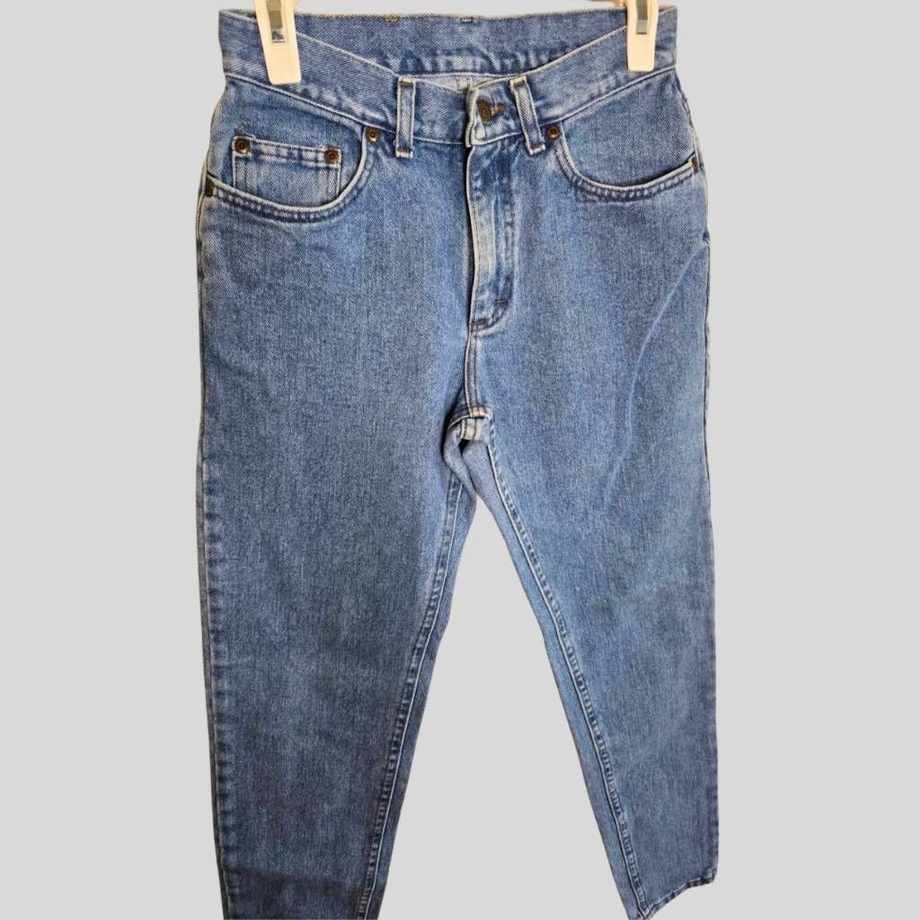 Lee Lee High Rise Tapered Leg Jeans Juniors 7 Women’s 4 Medium W Size 27" / US 4 / IT 40 - 4 Thumbnail