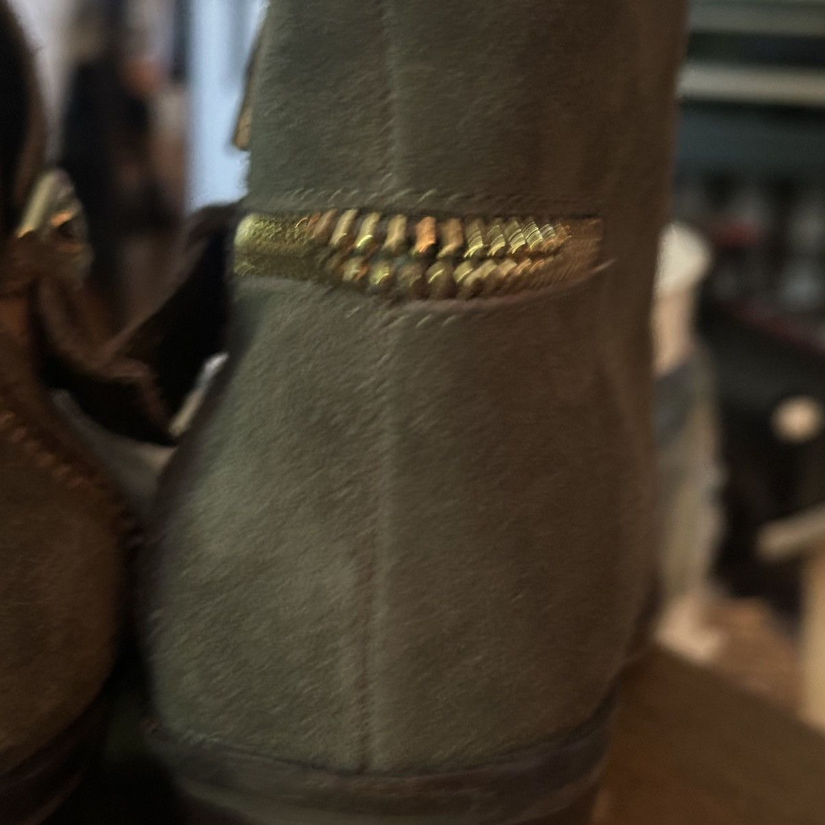 Dolce Vita Dolce Vita olive green suede ankle boots Size US 8.5 / IT 38.5 - 10 Thumbnail