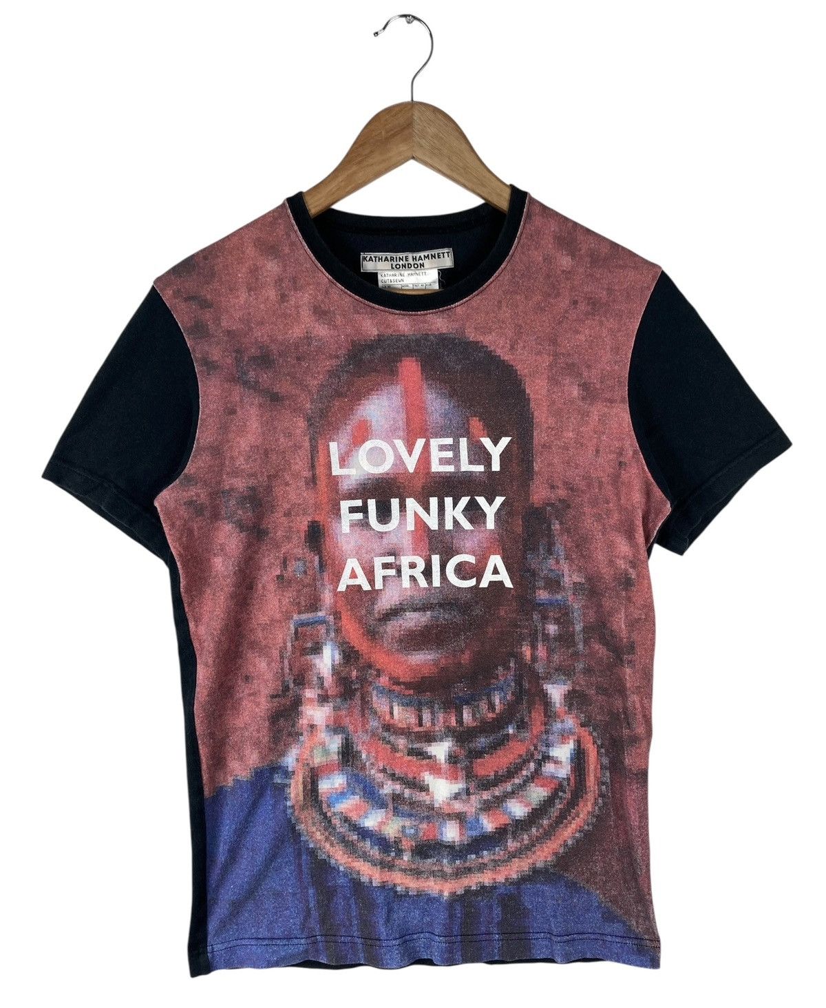 Katharine Hamnett London Vintage 2000s Katharine Hamnett London Lovely Funky Africa Size US M / EU 48-50 / 2 - 2 Thumbnail