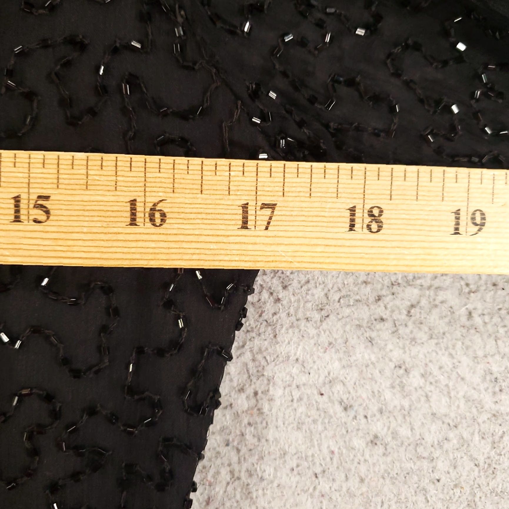 Vintage Brilliante By JA Dress Womens Small Black Silk Bead Sheer Zip Evening Cocktail Size S / US 4 / IT 40 - 6 Thumbnail