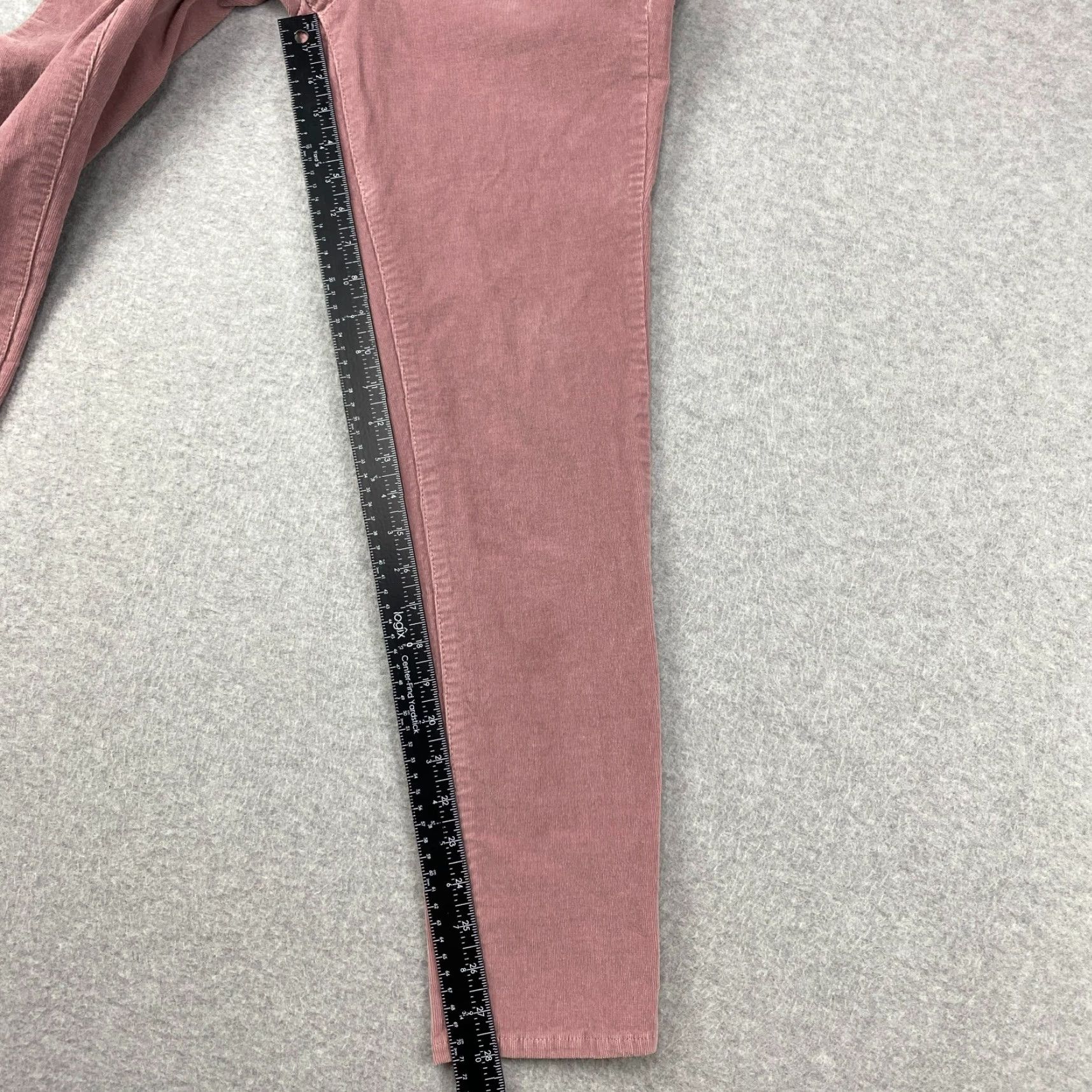 Vintage VINTAGE Seven7 Corduroy Pants Womens 8 Pink Ultra High Rise Skinny Stretch Pockets Size 30" / US 8 / IT 44 - 6 Thumbnail