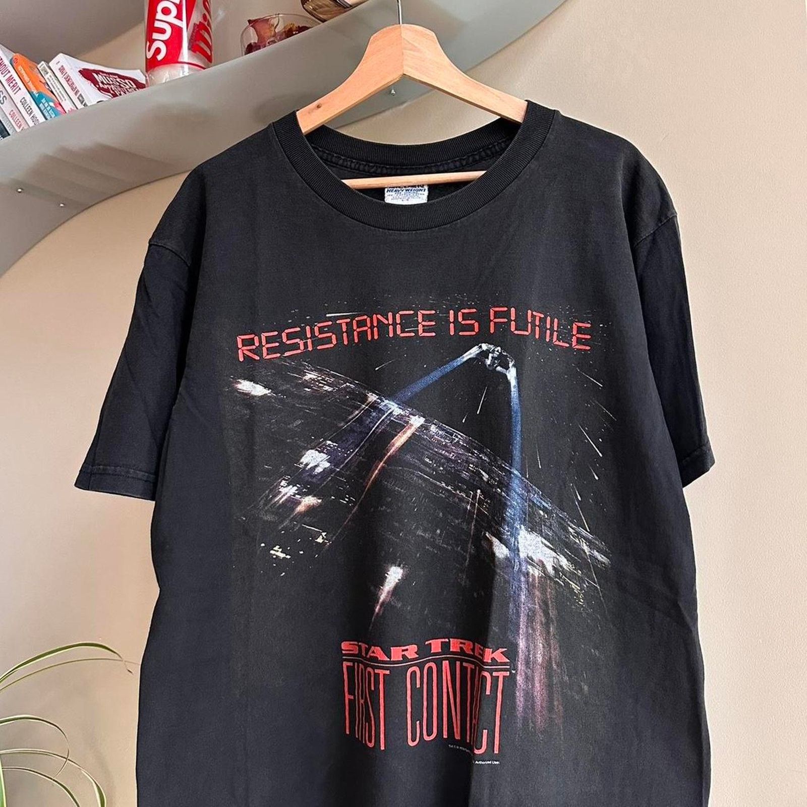 Gildan × Vintage Vintage 1997 Star Trek First Contact Promo Shirt Size US L / EU 52-54 / 3 - 2 Thumbnail