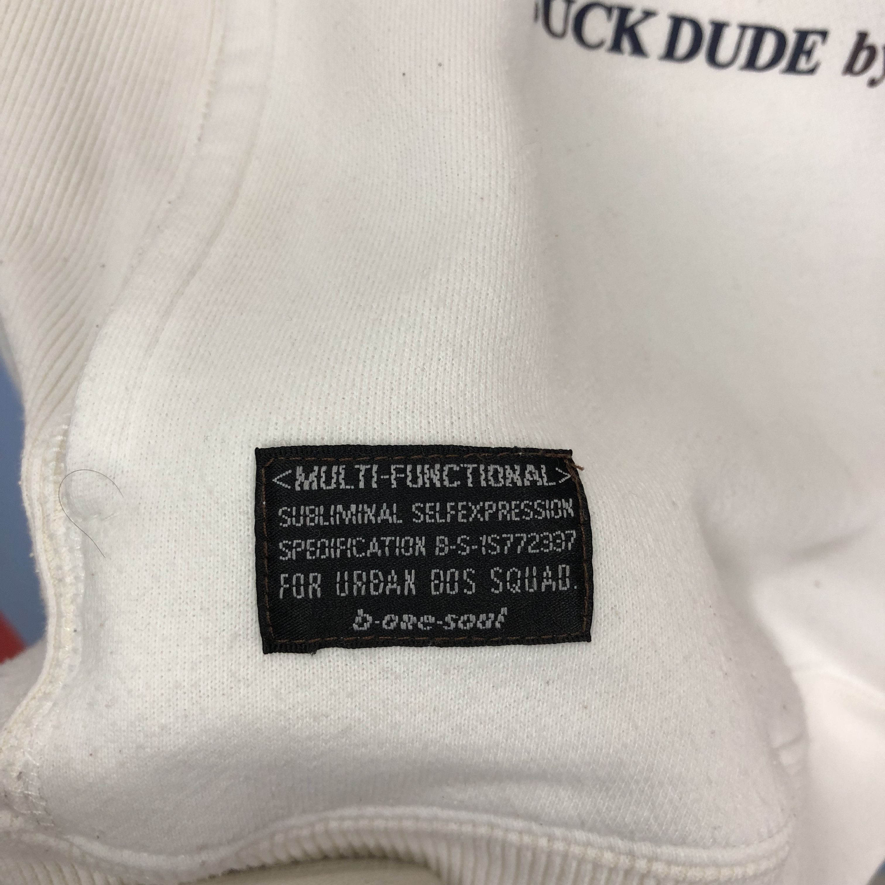 Japanese Brand DUCK DUDE by B ONE SOUL Hoodie Pullover #1688/05 Size US S / EU 44-46 / 1 - 8 Thumbnail