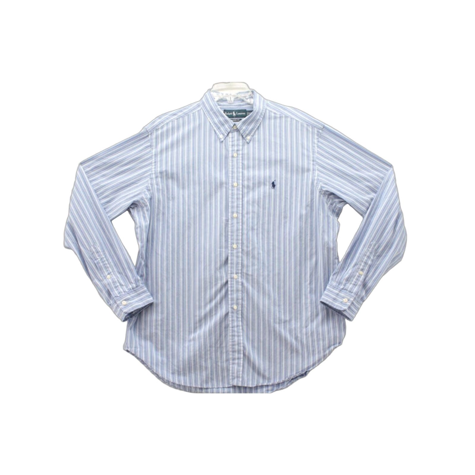 Polo Ralph Lauren VTG Ralph Lauren Shirt Men XL Blue Striped Button-Down Casual Preppy Designer Polo Ralph Lauren Shirt XL Blue Striped Button-Down Size US XL / EU 56 / 4 - 1 Thumbnail