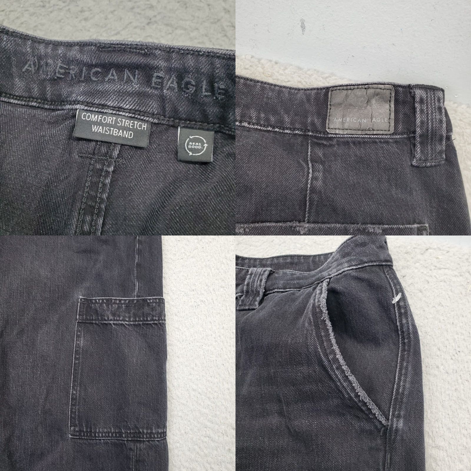 American Eagle Outfitters American Eagle Outfitters Jeans Womens 12 Black Denim Comfort Stretch Waistband Jeans Size 34" / US 12 / IT 48 - 8 Thumbnail