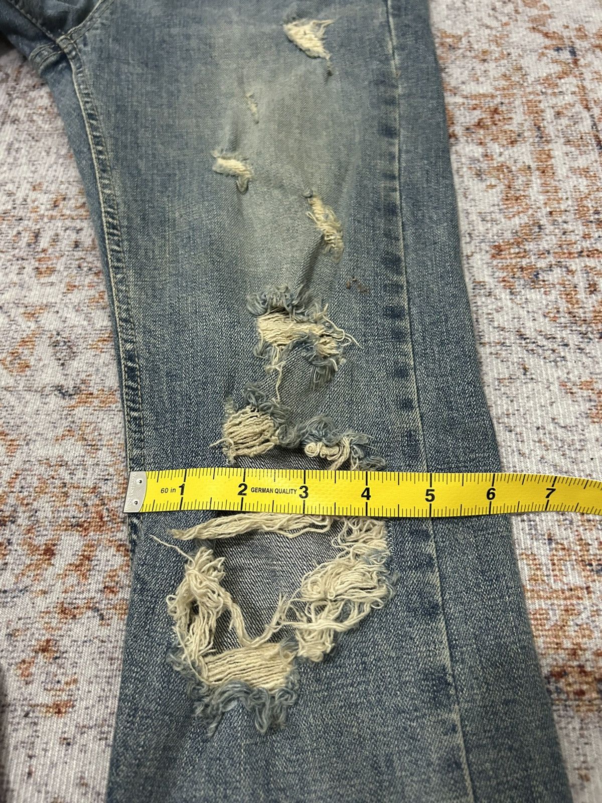 Andersson Bell Anderson Bell Scandinavia Distressed Buttom zipper Jeans Size US 29 - 19 Thumbnail