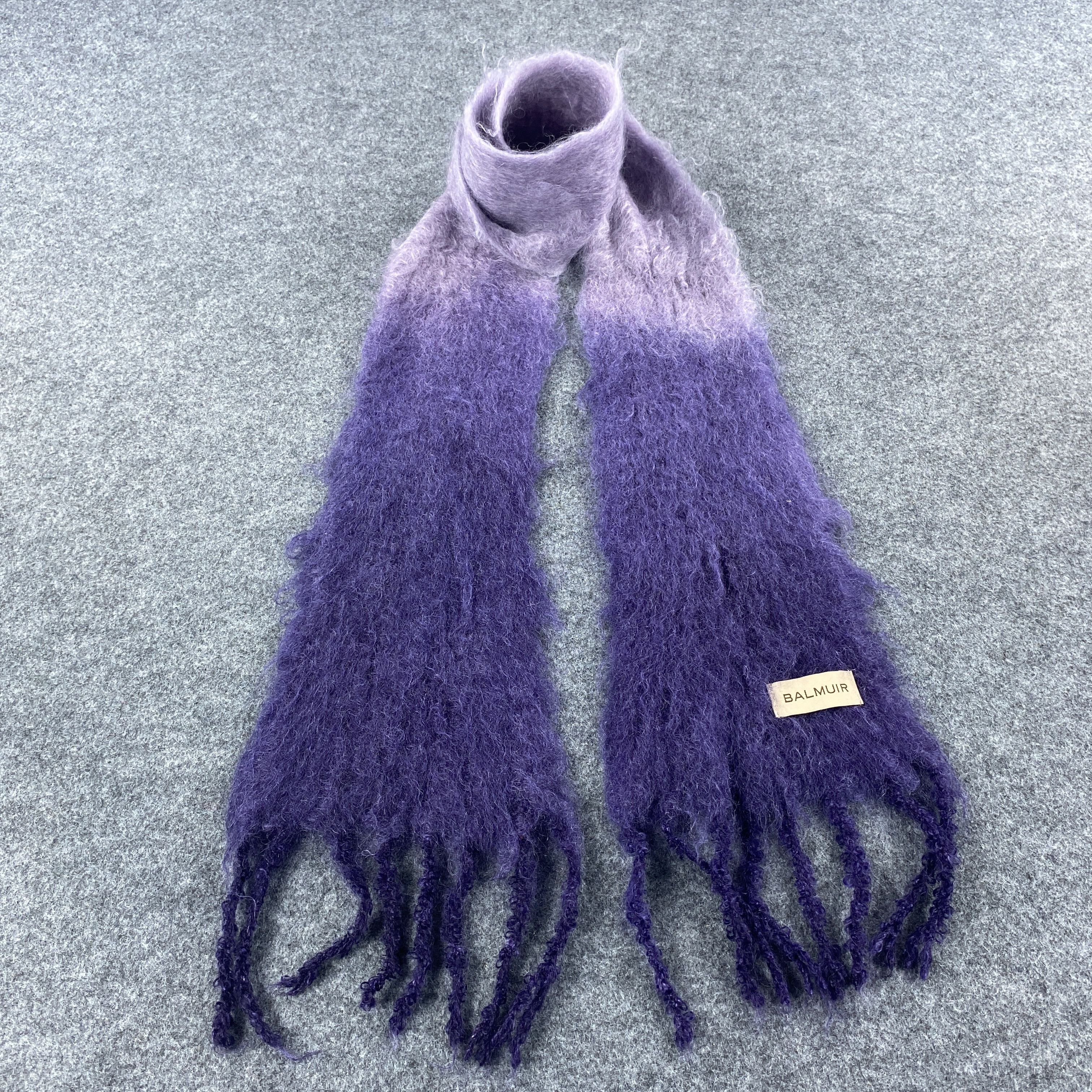 Vintage BALMUIR MOHAIR Scarf # Muffler # Neckwear # D469 Size ONE SIZE - 1 Thumbnail