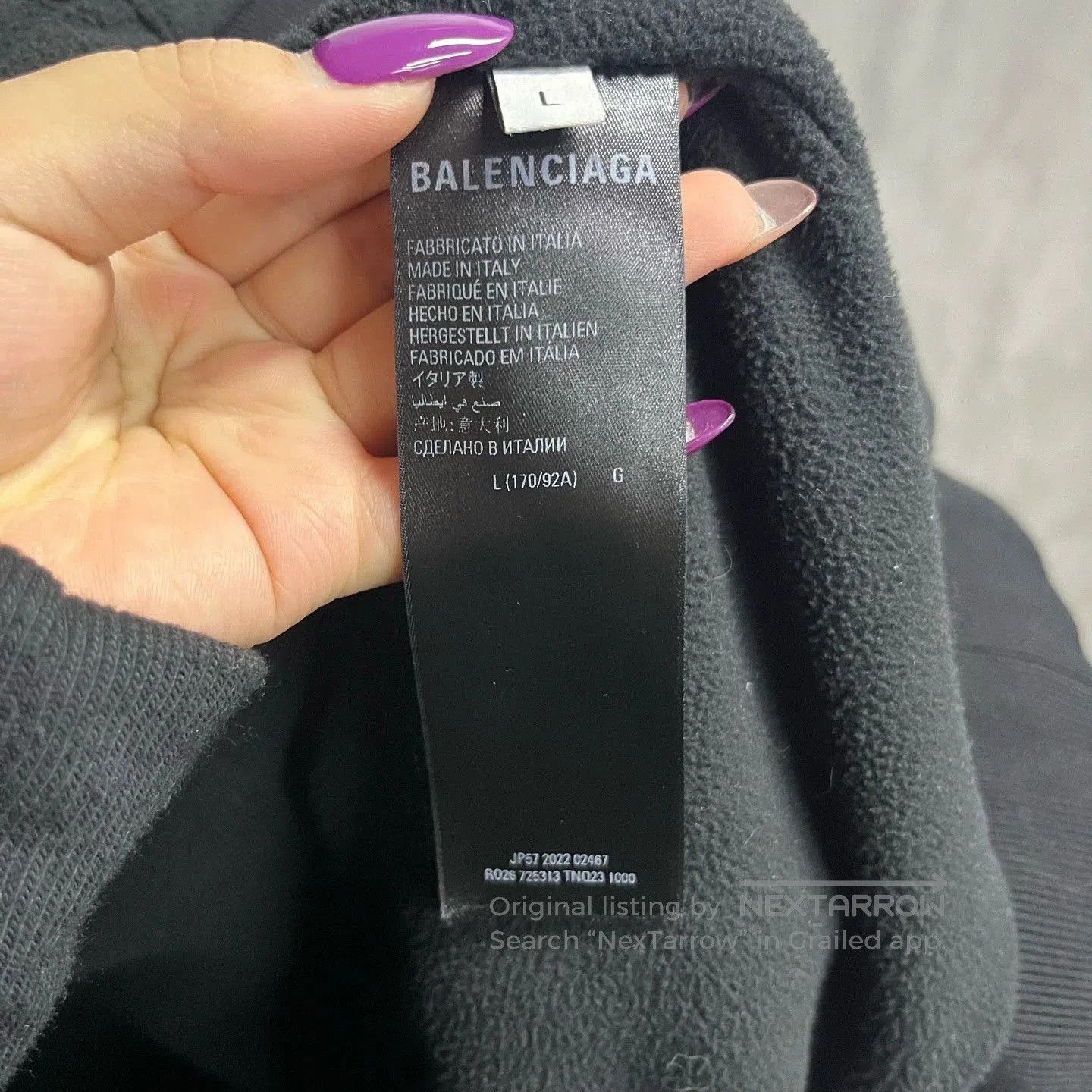 Balenciaga balenciaga black logo zip. Size US L / EU 52-54 / 3 - 4 Thumbnail