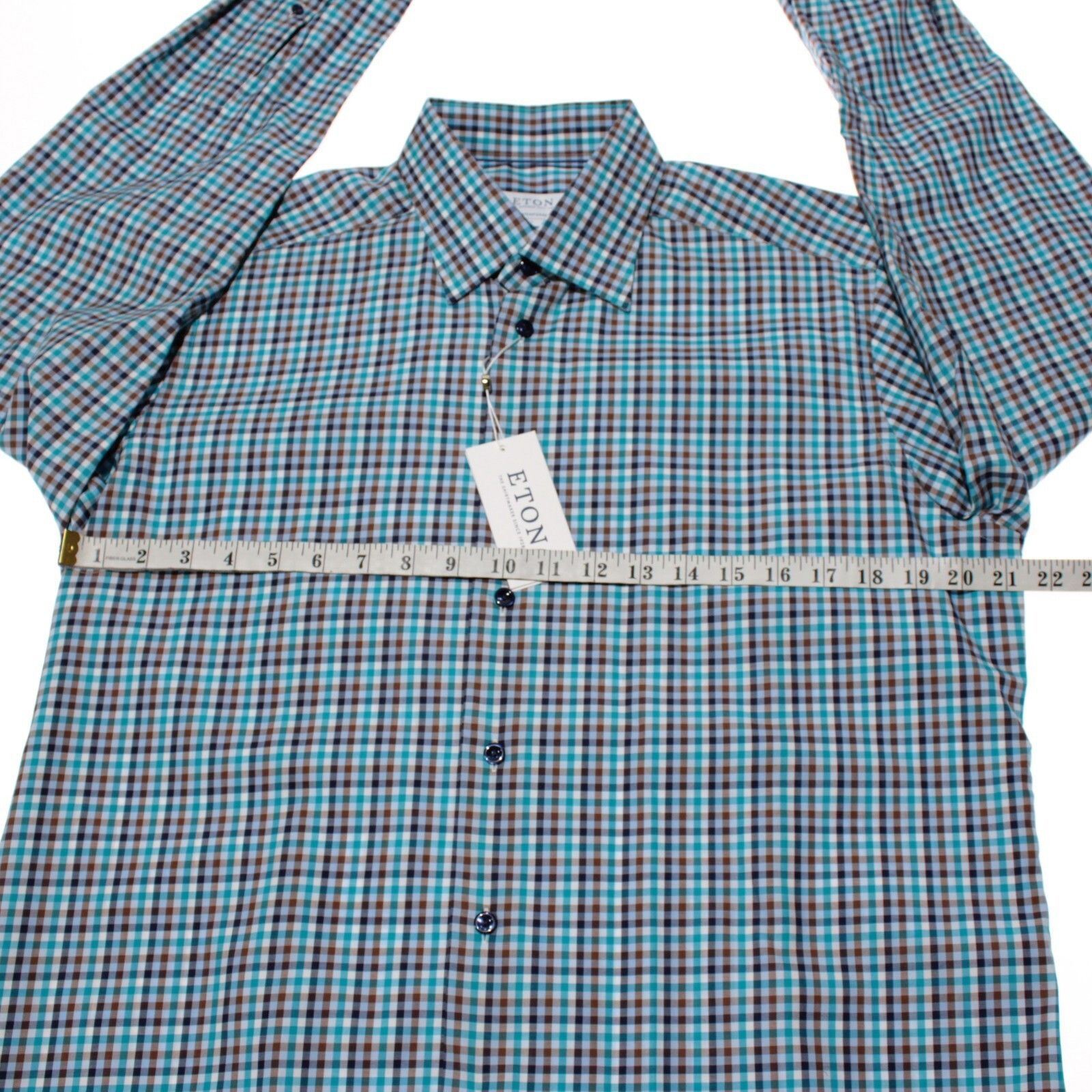 Eton Eton New with tags Shirt Size L US In Blue Size US L / EU 52-54 / 3 - 4 Thumbnail